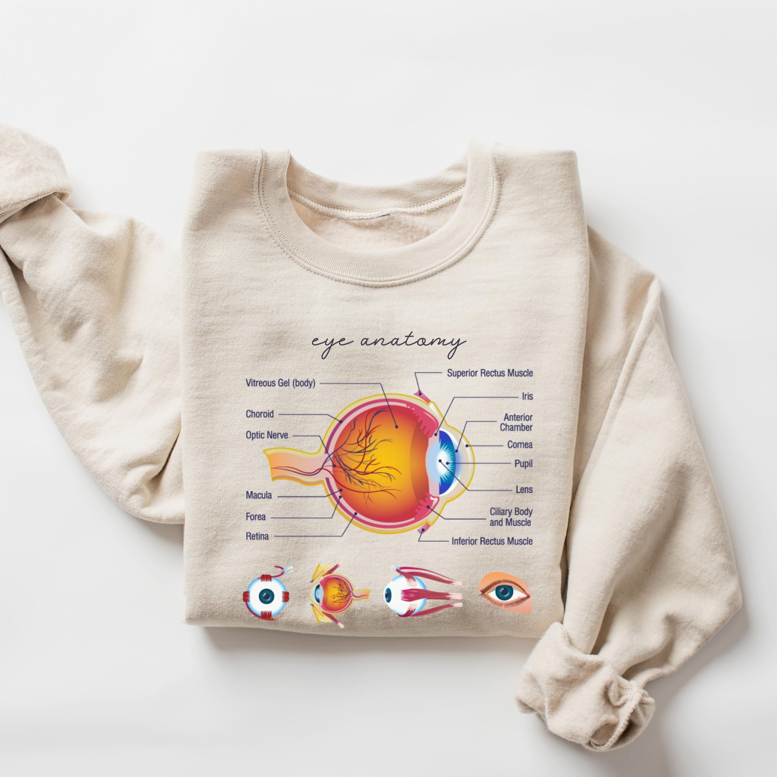 Optometry Sweatshirt, Optometry Gifts, Eye Graphic Crewneck