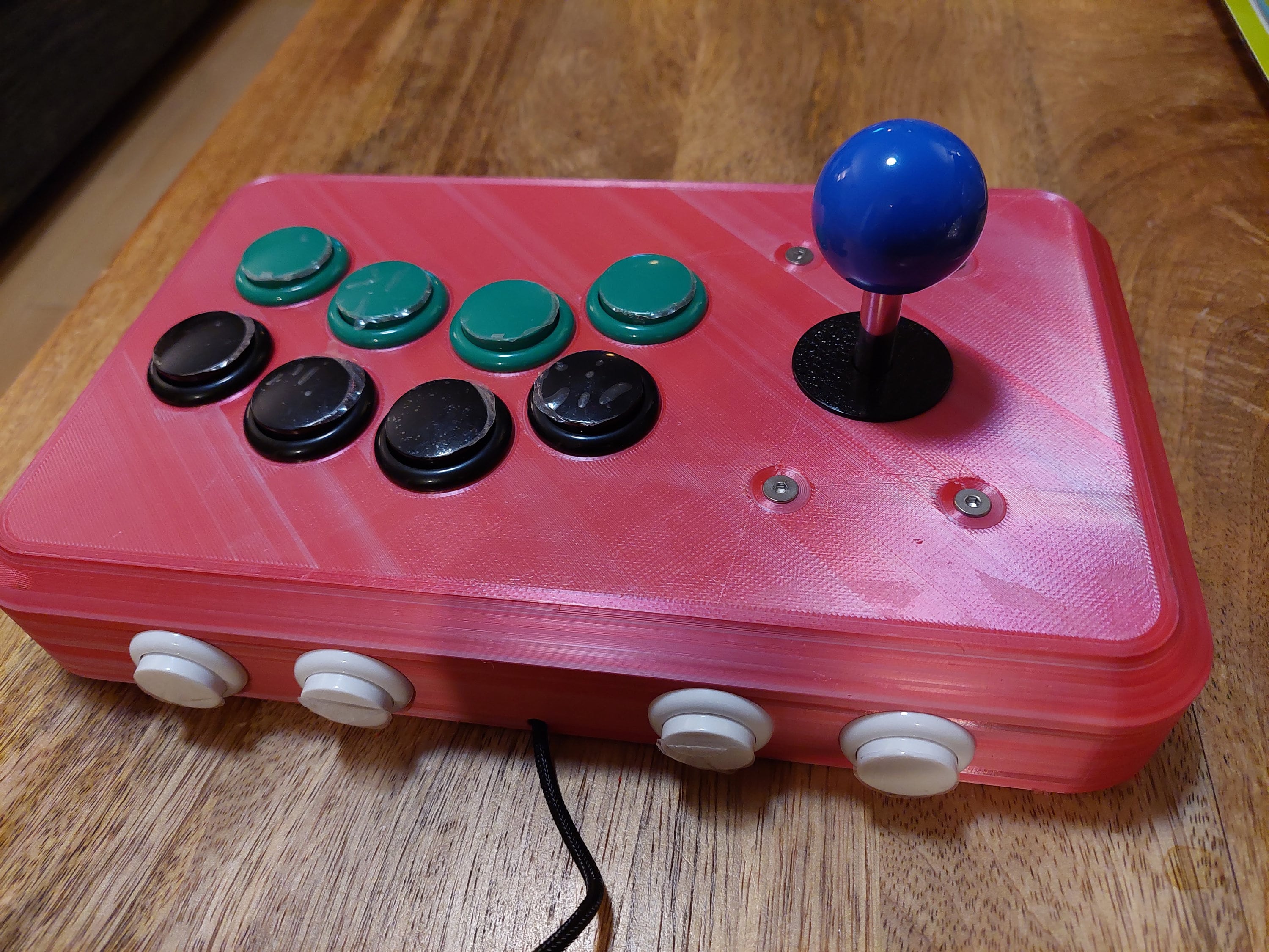 SANWA 12-button Arcade Stick With Pico Fighting Board - Etsy