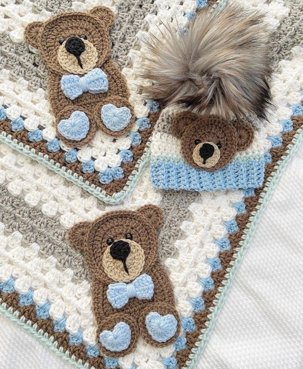 Crochet Baby Blanket - Baby Blanket - Handmade Baby Blanket - Baby