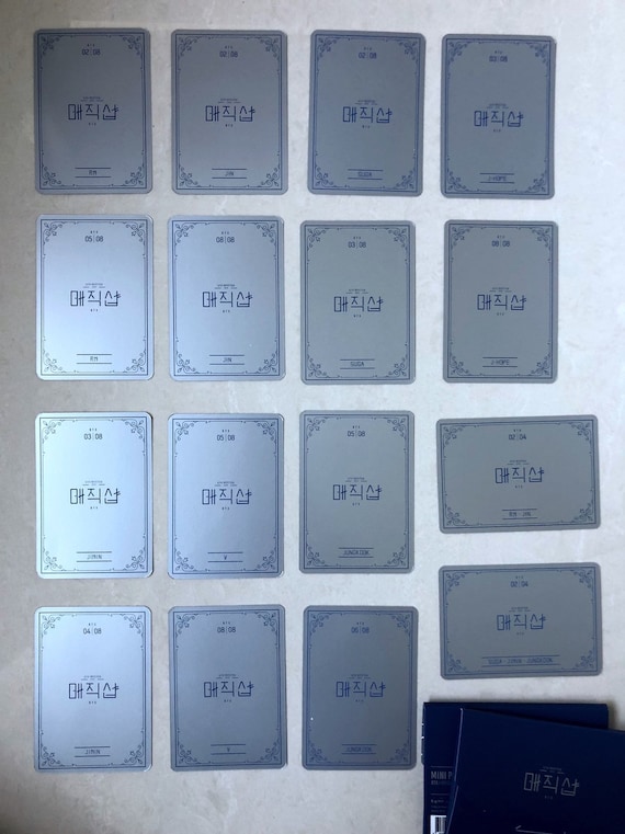 OFFICIAL BTS 5th Muster Magic Shop Mini Photocards - Etsy