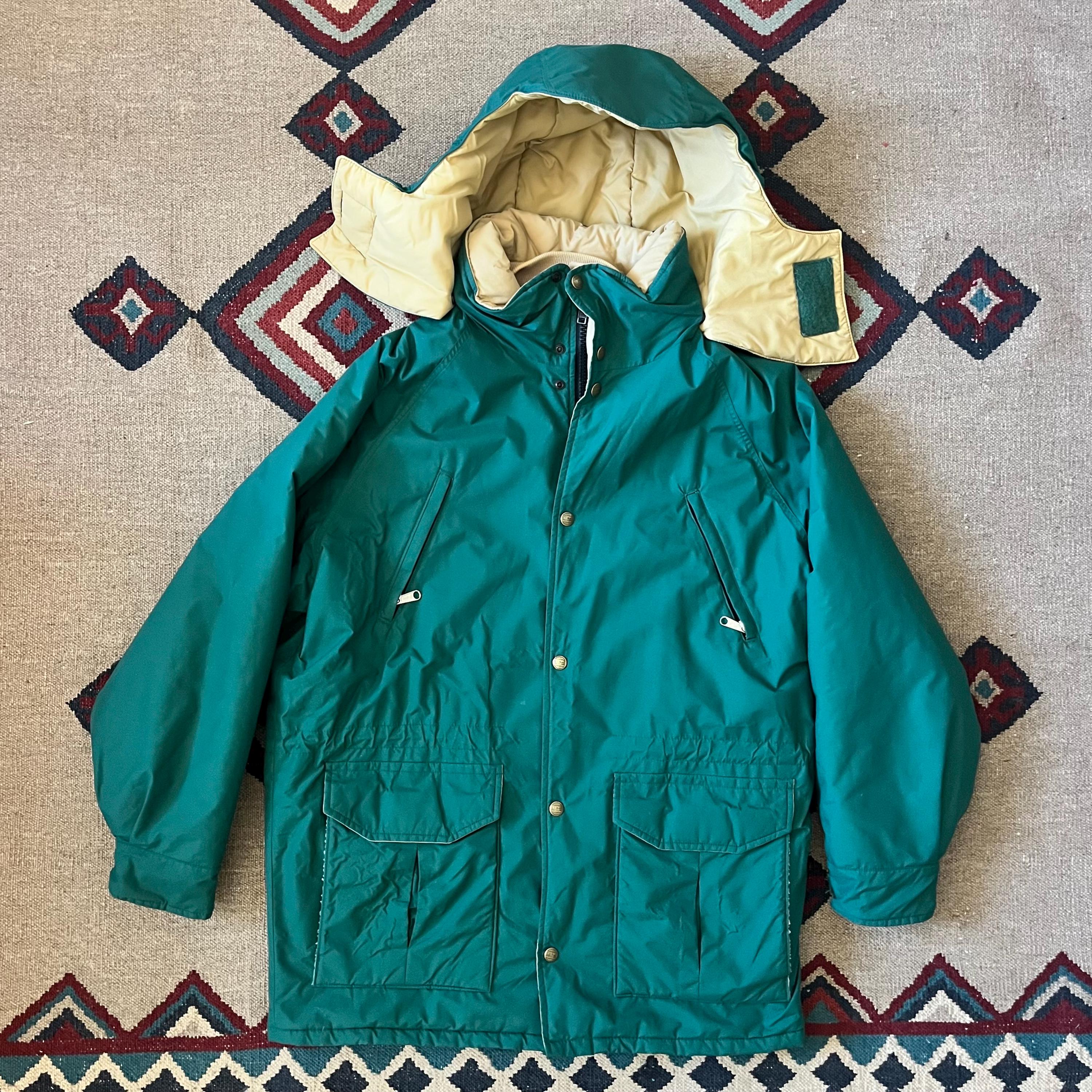 1990s LL Bean Maine Warden's Gore-tex Hooded Parka | Mens XL Zip