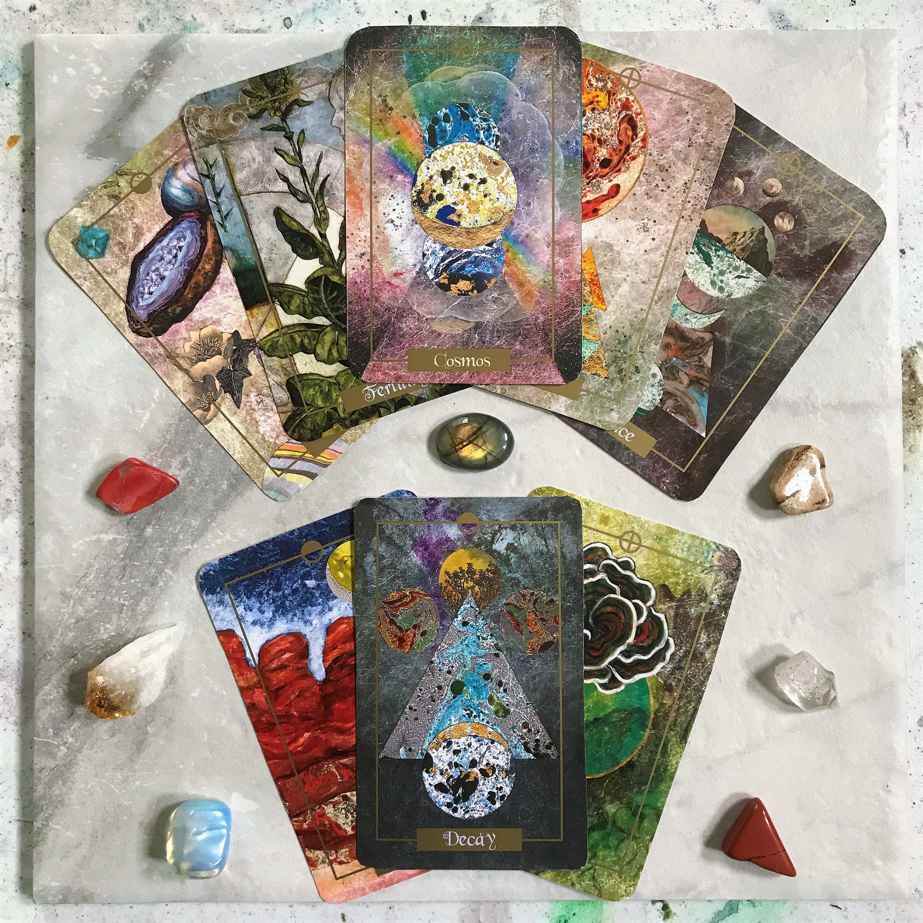 Illuminated Earth Oracle Card Deck, Oracle Deck, Oracle Cards