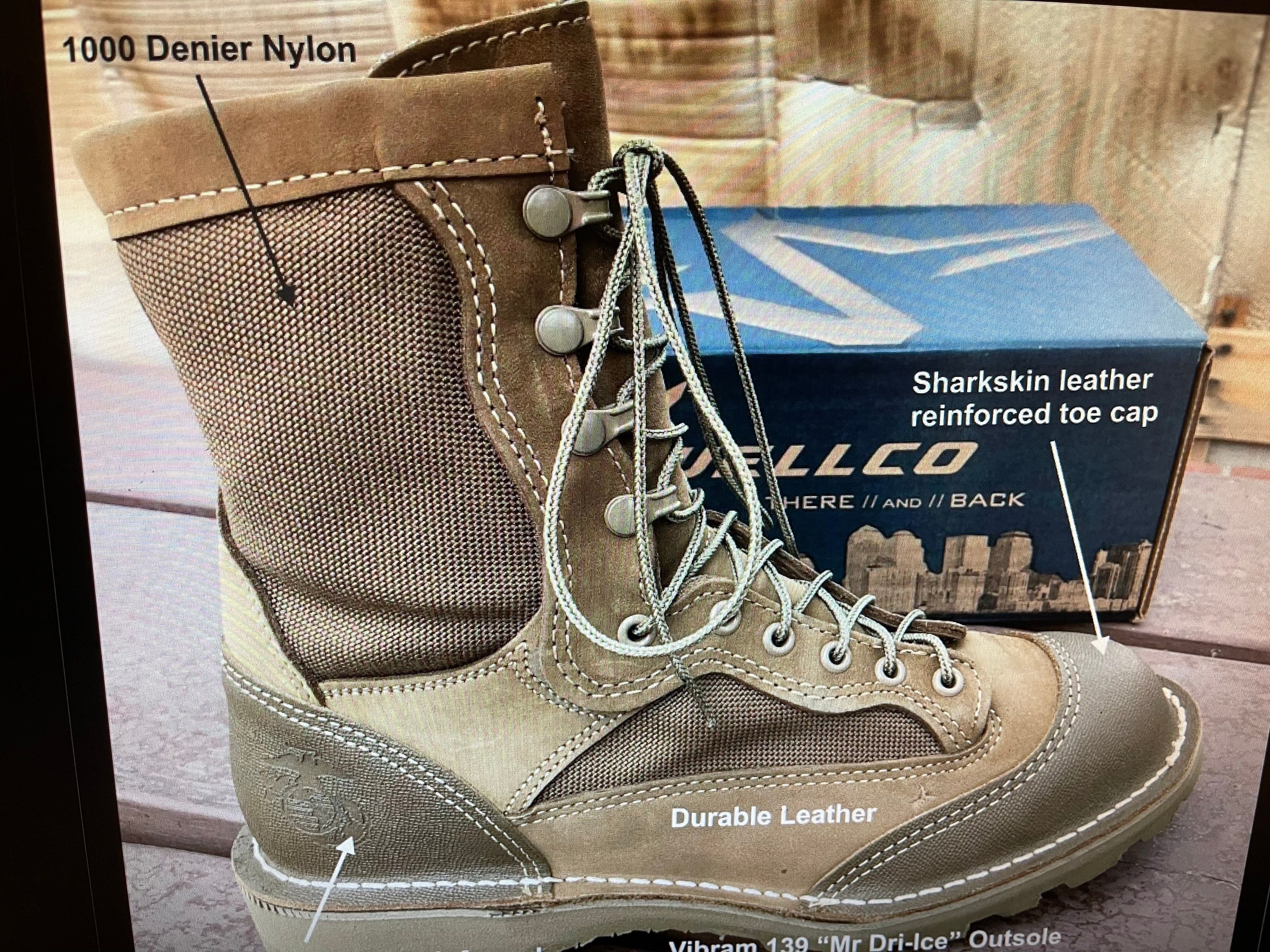 US Military Wellco E163 USMC RAT Temperate Weather Combat Boots
