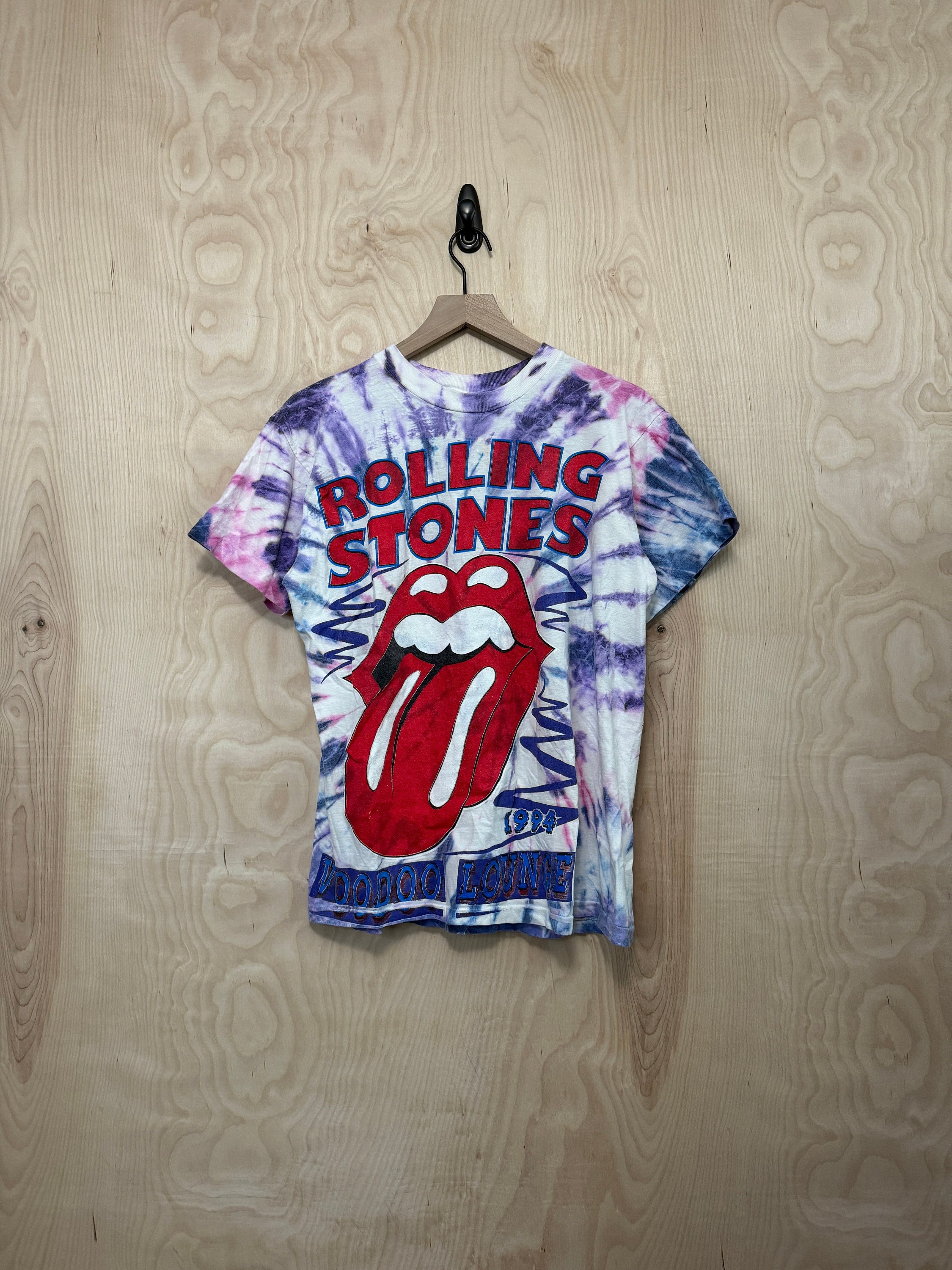 Vintage 90s Rolling Stones Voodoo Lounge Tour Parking Lot Tie Dye