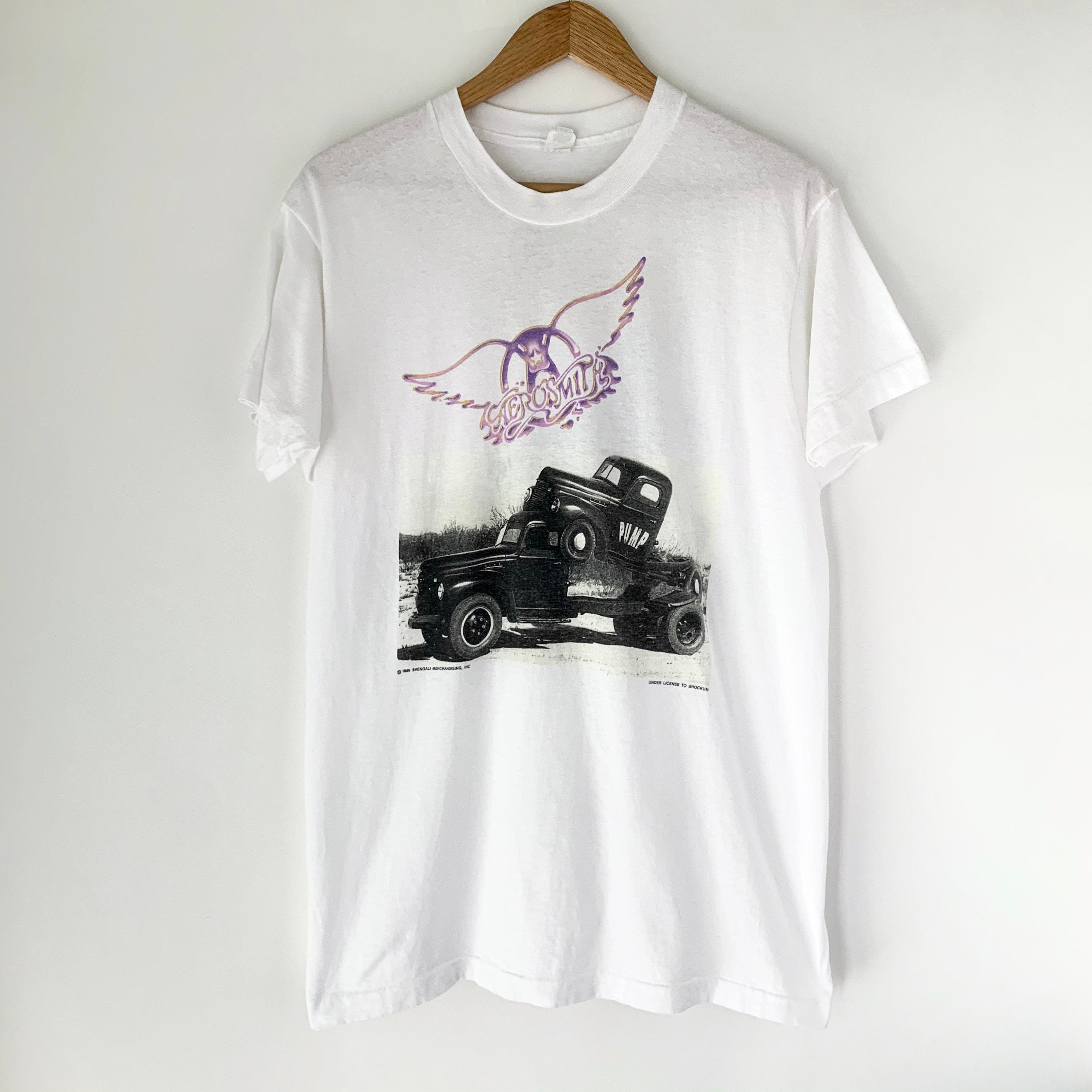 1989 エアロスミス「パンプ」ヴィンテージ ツアー バンド ロック T