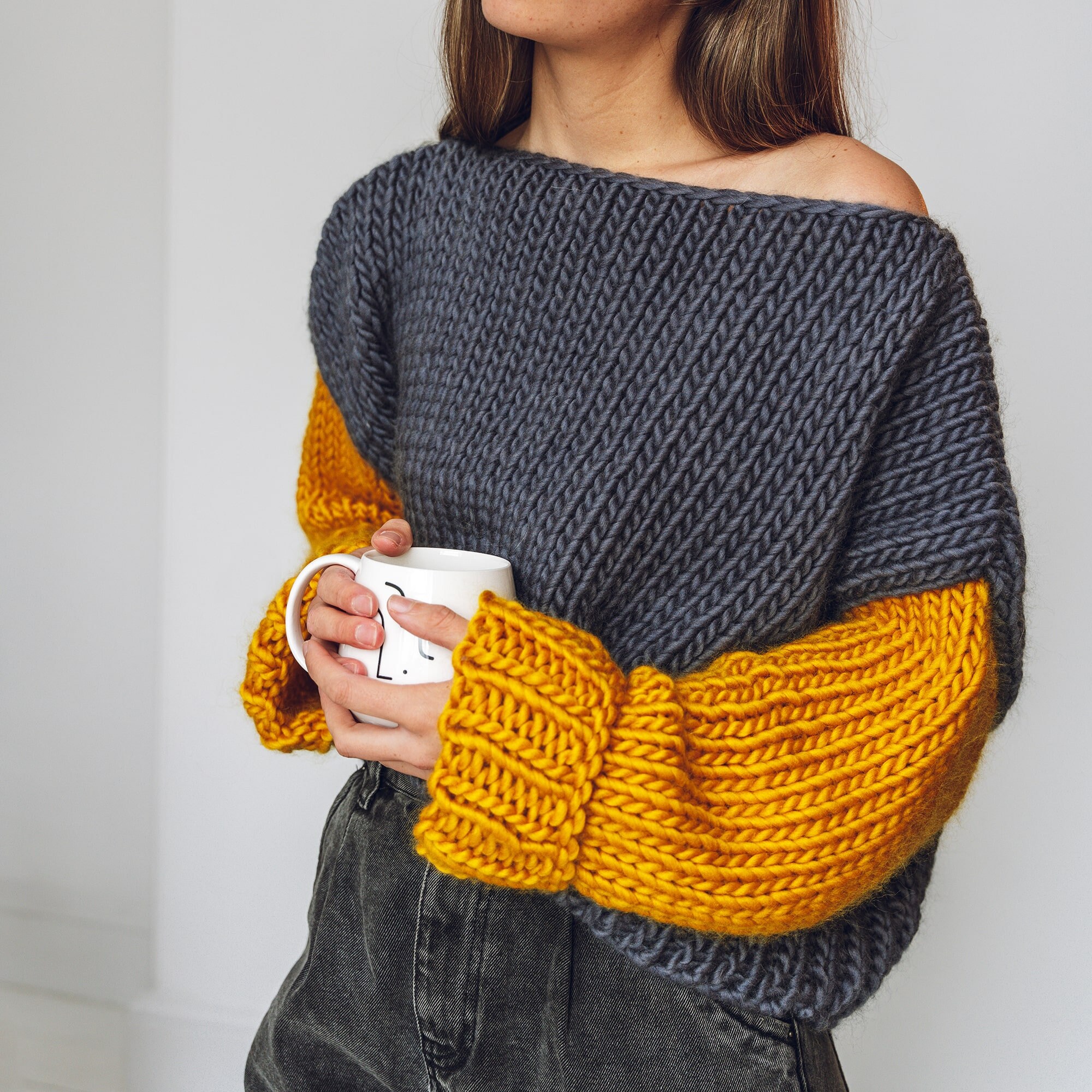 Knitting Pattern - Boatneck Jumper - Perfect for Knitting