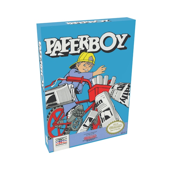 Paperboy | NTSC | Nintendo | NES | En | Reproduction Box - Etsy