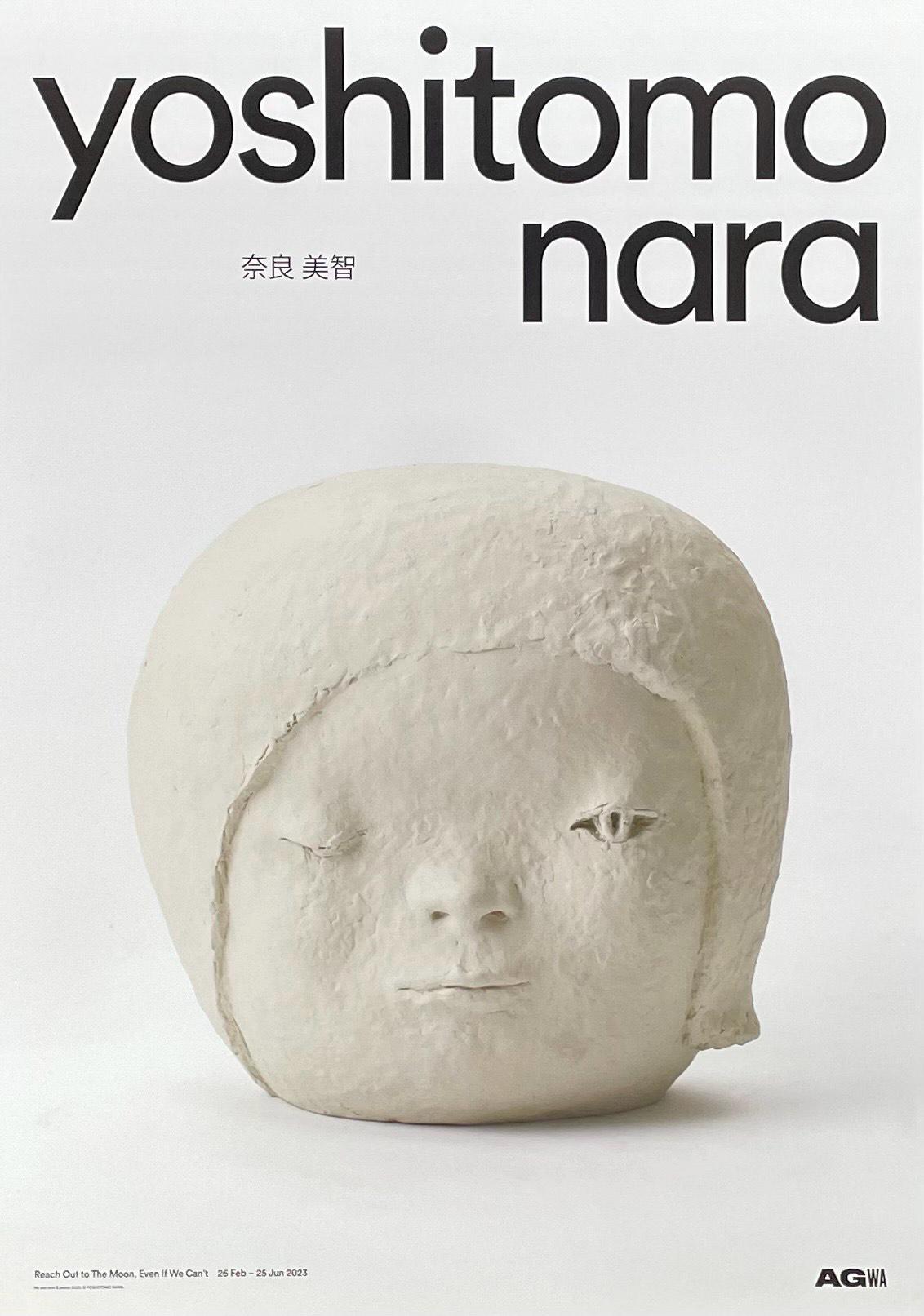 Yoshitomo Nara Exhibition Poster - No War - Love and Peace