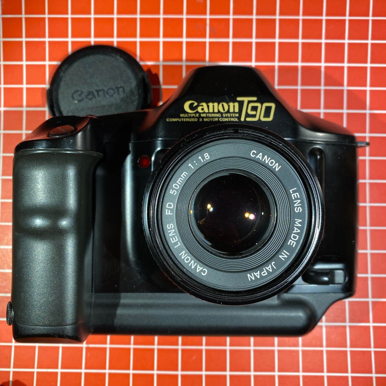 Vintage Canon T90 Multiple Metering System Computerized 3 Motor