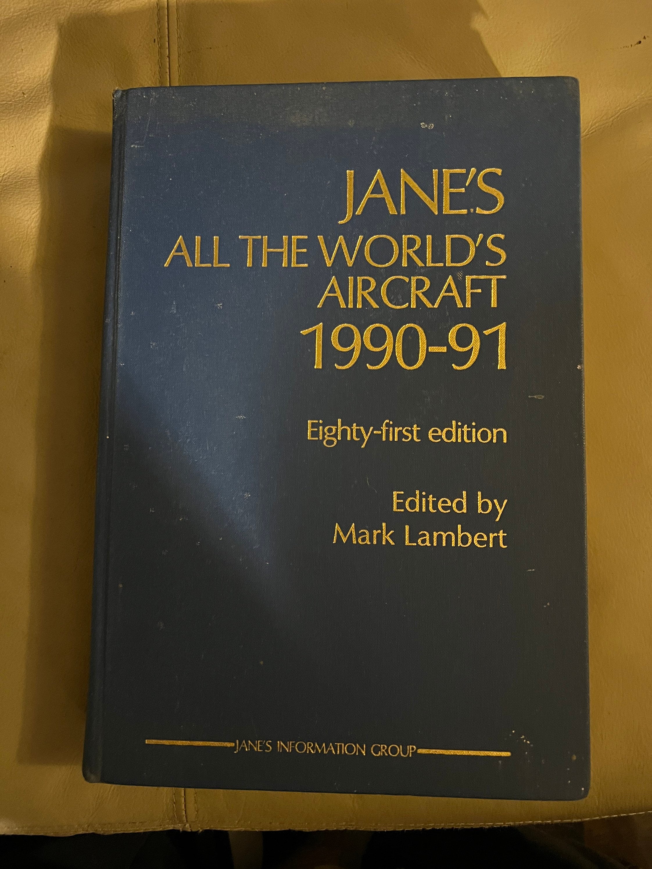 Jane's All the World's Aircraft 1990-91 - Etsy