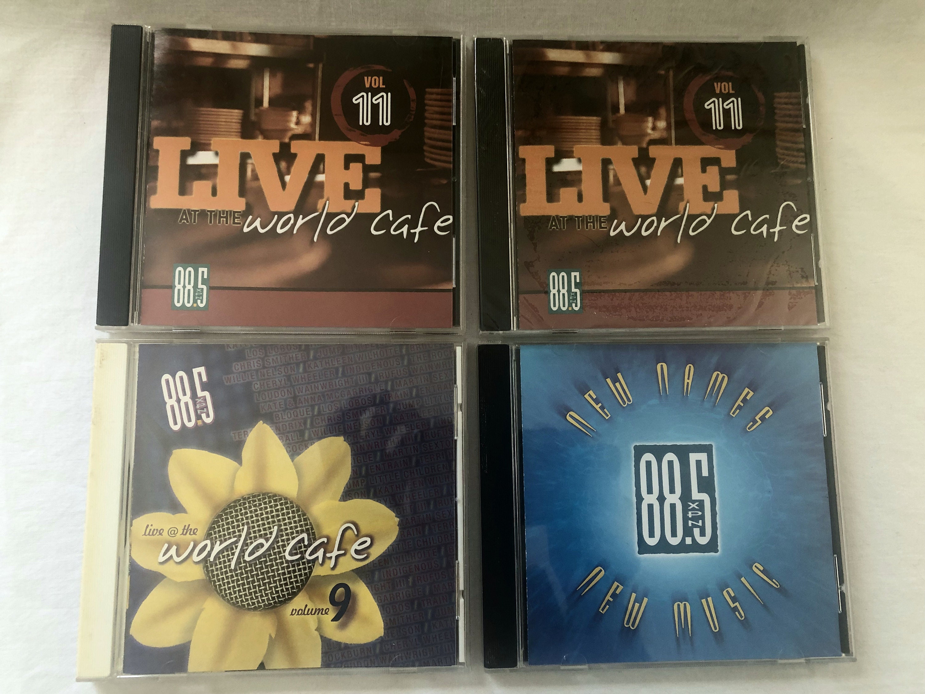 WXPN 88.5 Cd's, Set of Four Discs, 1999-2000, Live at the World