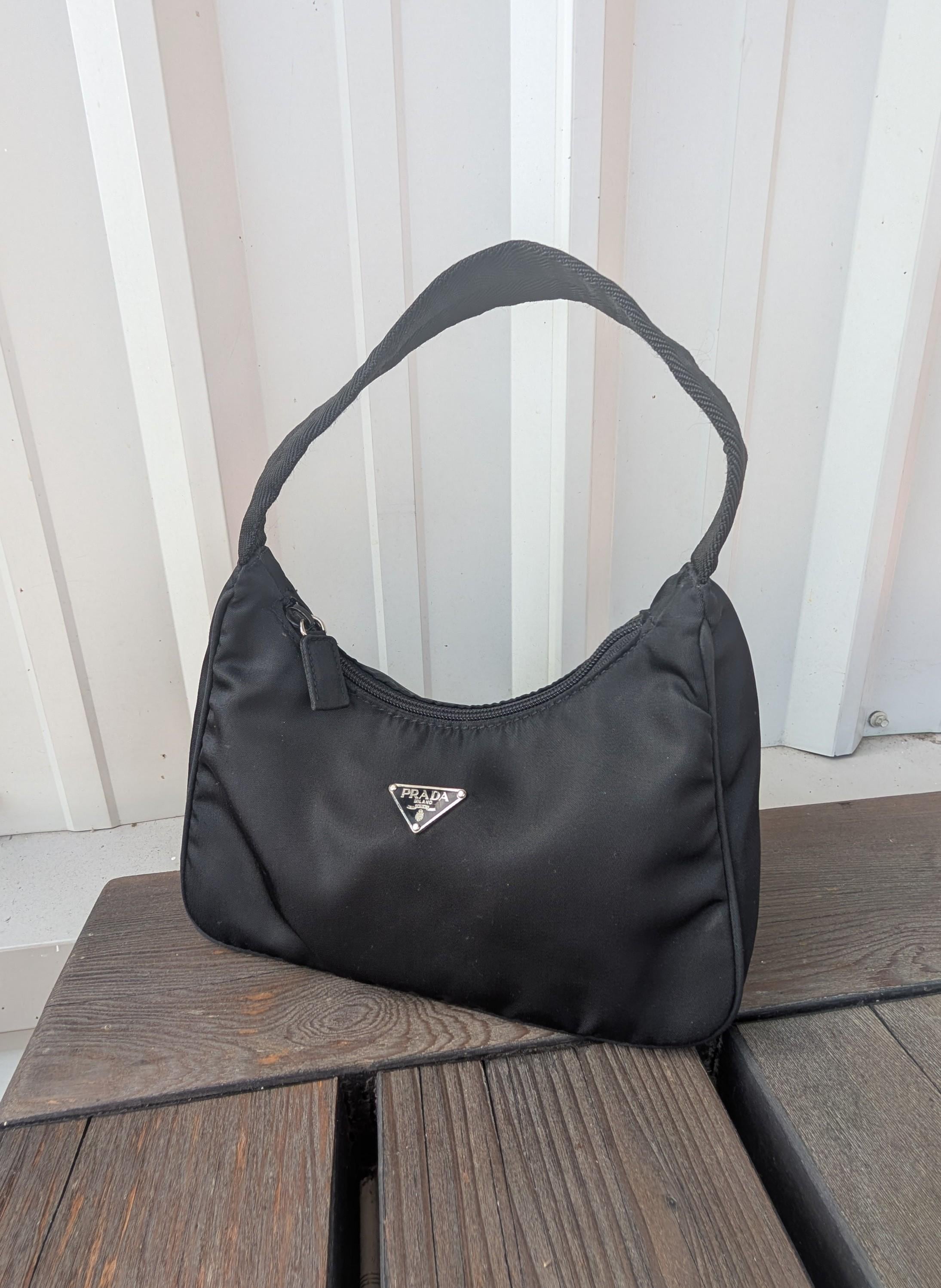 Y2K Prada Tessuto Sport Nero Shoulder Bag - Etsy