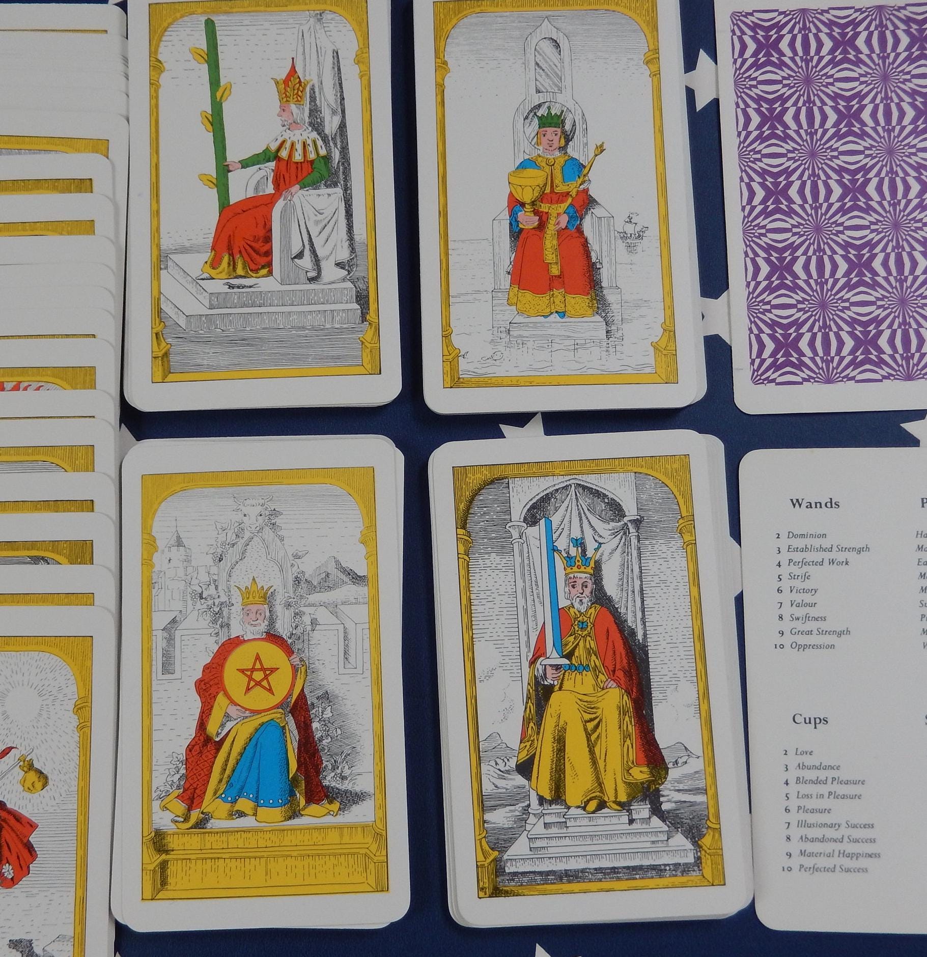 Rare Royal Fez Moroccan Tarot Deck - 1974 Second Edition - Etsy