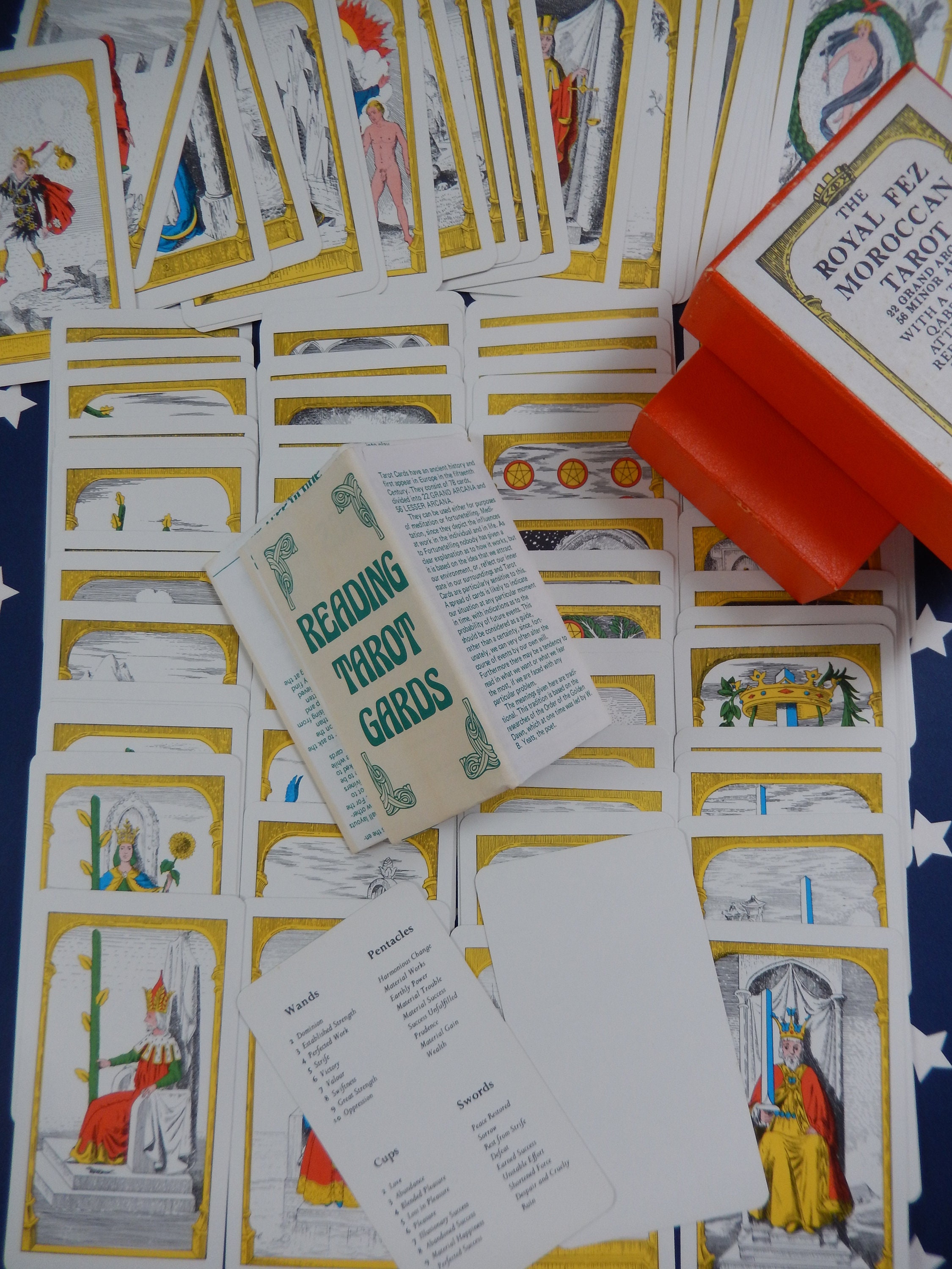 Rare Royal Fez Moroccan Tarot Deck - 1974 Second Edition - Etsy 日本