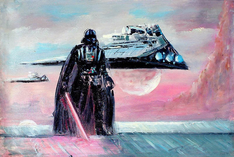 ダース・ベイダー キャンバスプリント、スター・ウォーズ ウォール