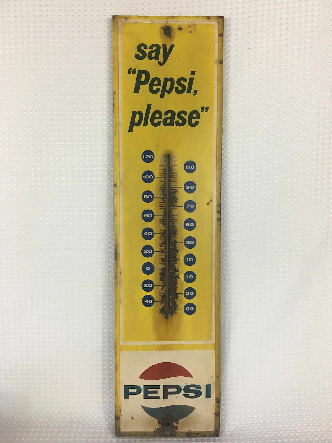 Vintage Original Marked 1967 M-165 Pepsi 
