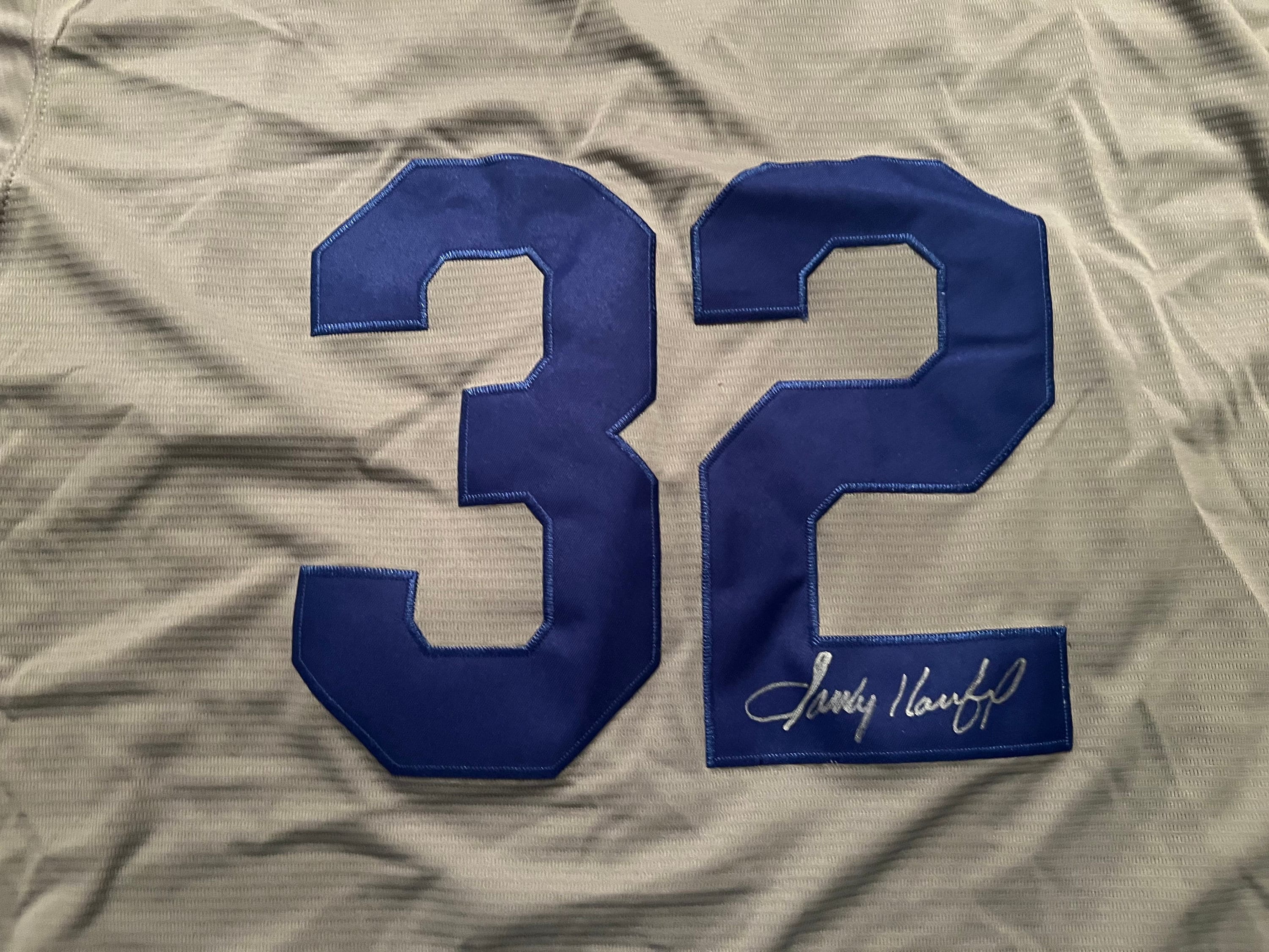 サンディ・コーファックス ジャージ 直筆サイン入り ドジャース