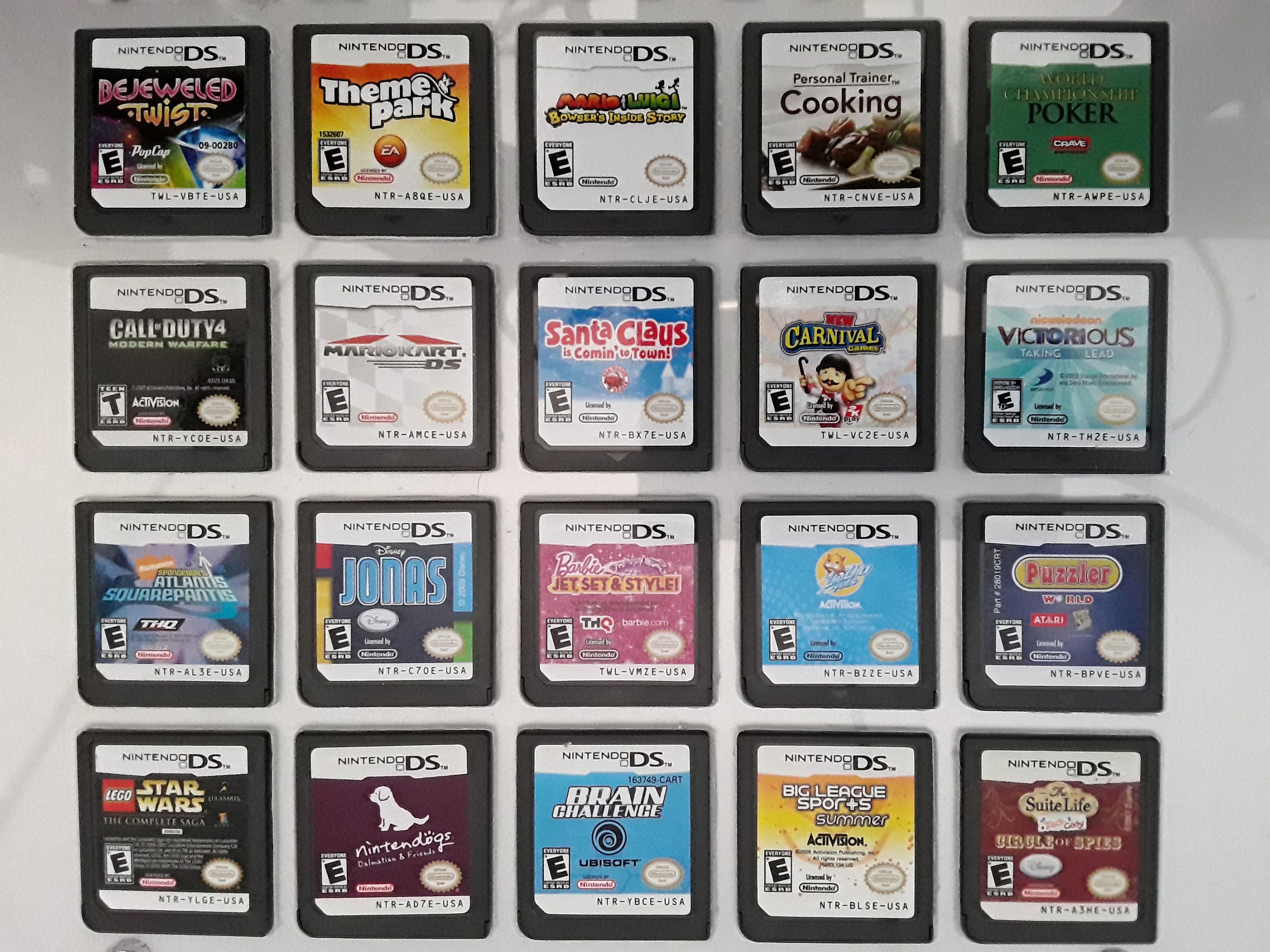 Authentic Nintendo DS Games for DS / Dslite / Dsi / 3DS XL and 2DS