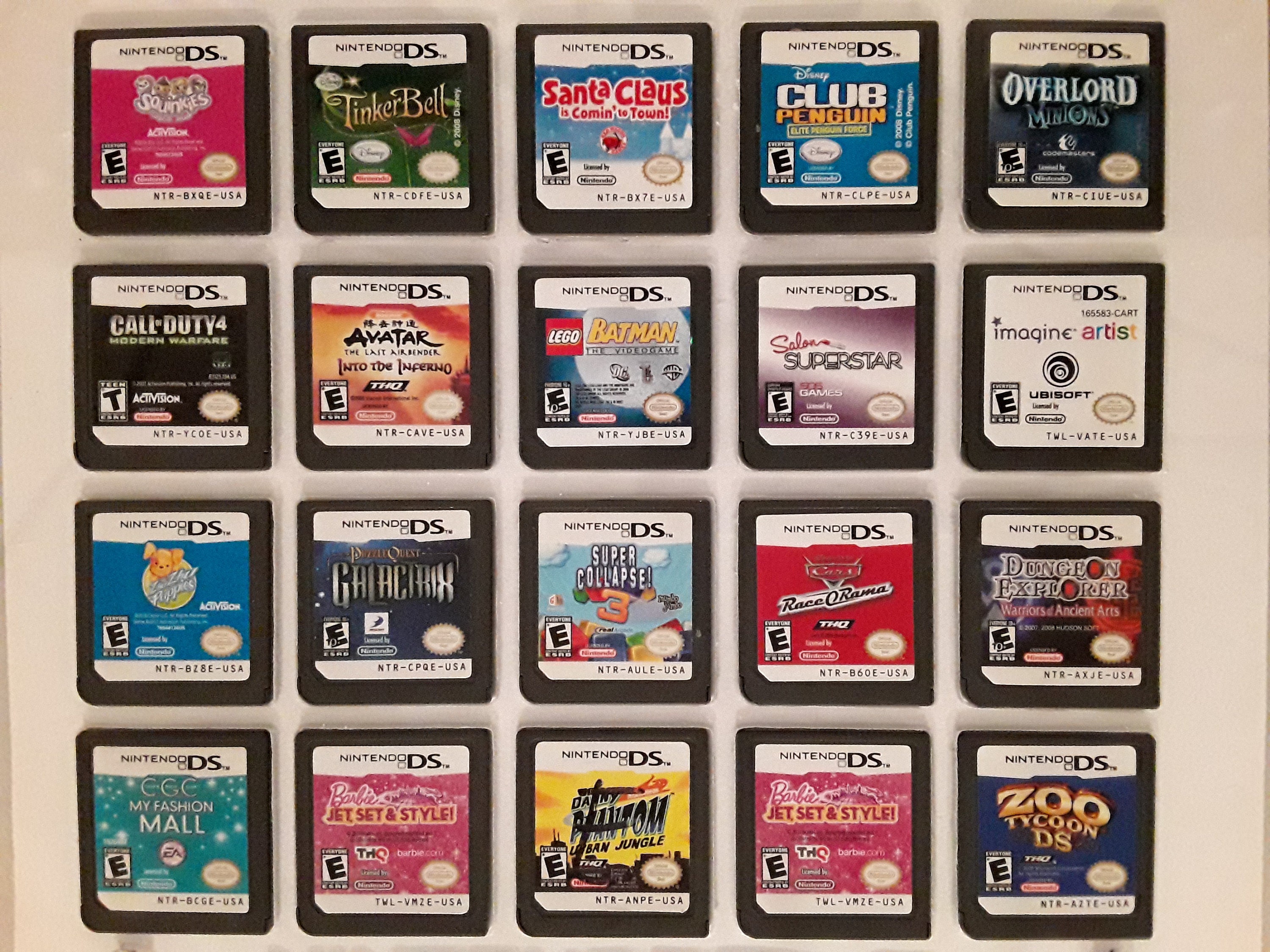 Authentic Nintendo DS Games for DS / Dslite / Dsi / 3DS XL and 2DS