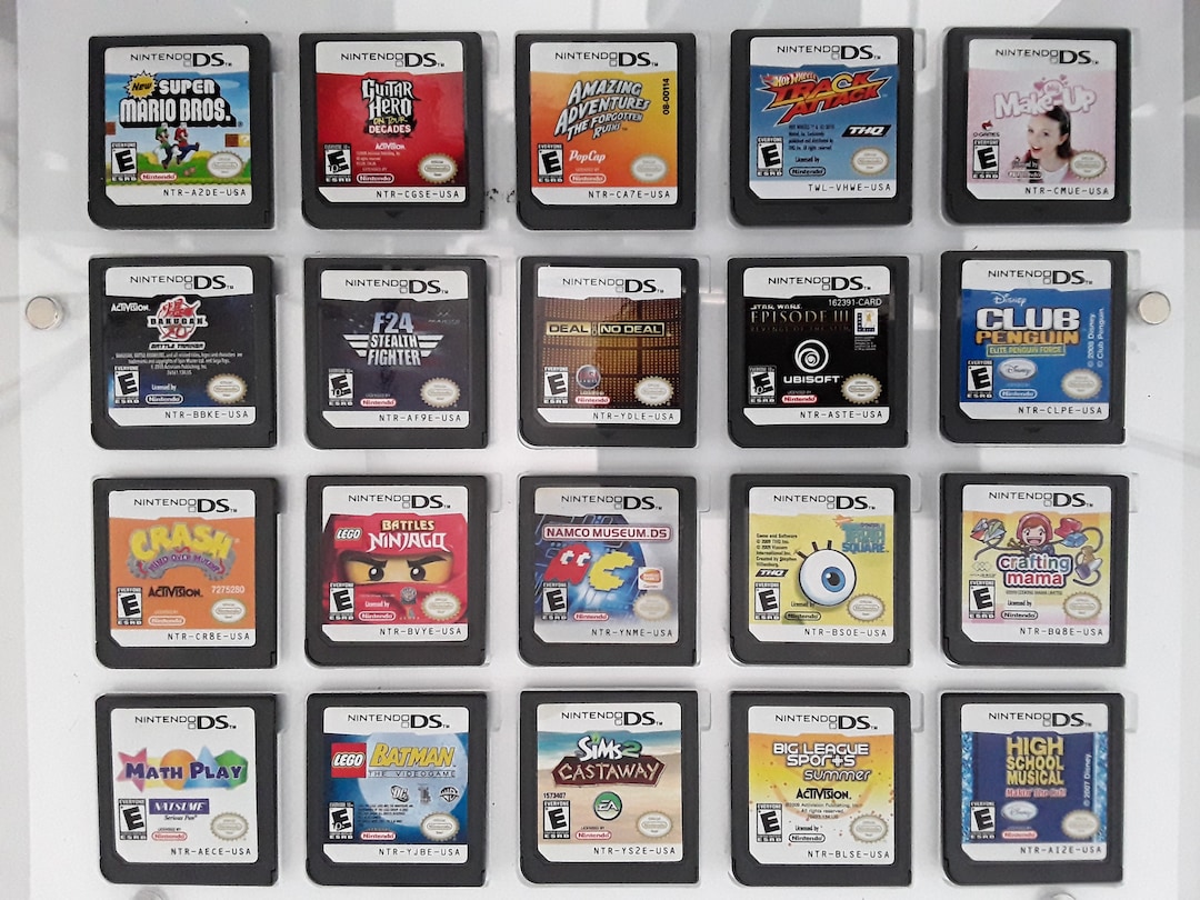Authentic Nintendo DS Games for DS / Dslite / Dsi / 3DS XL and 2DS
