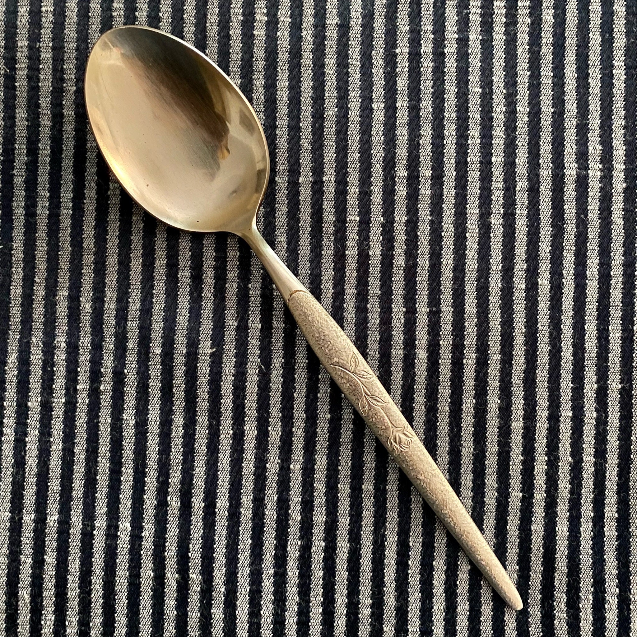 Sets of Fleur Stainless Steel Silverware by Nasco Japan | Sold