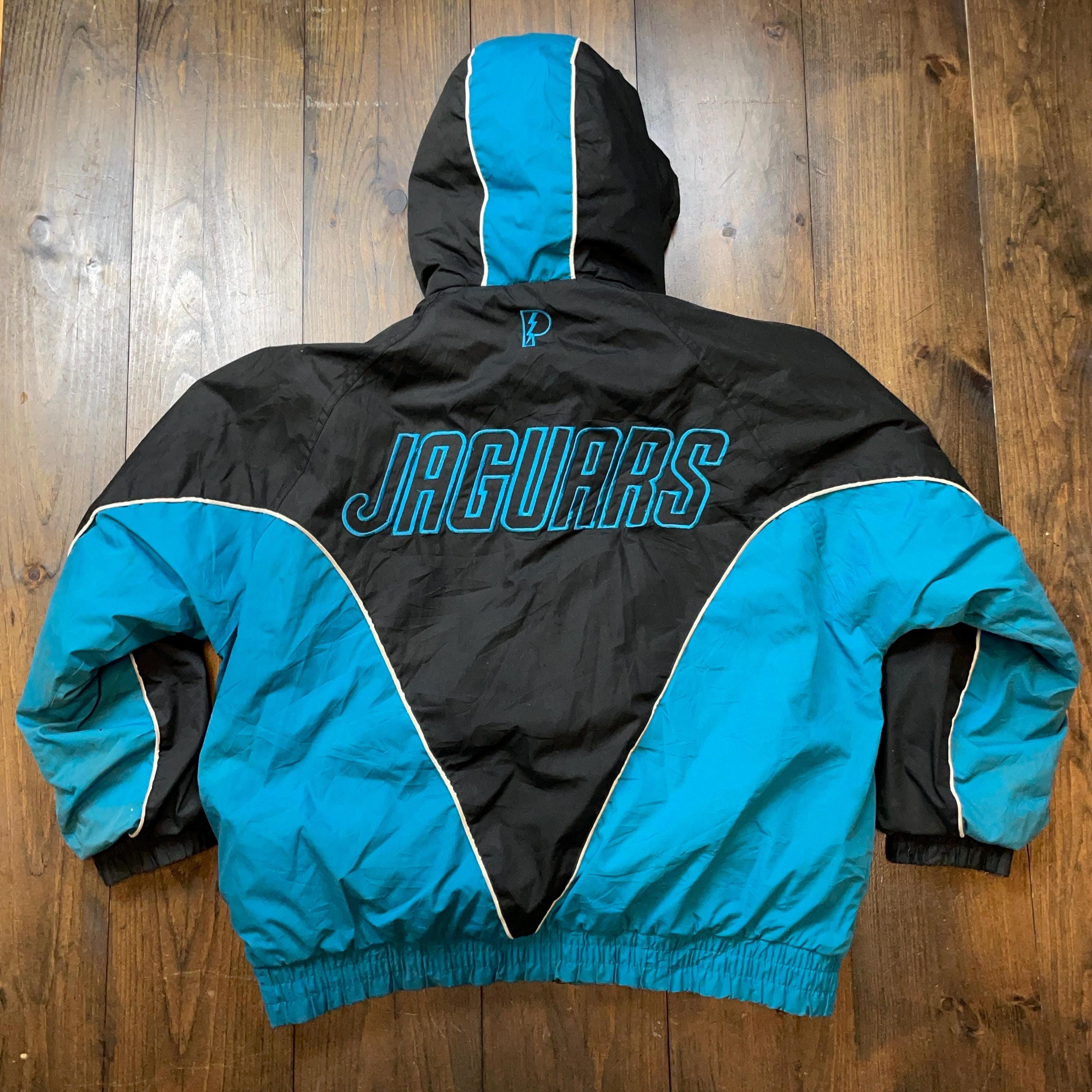 Vintage 1990s Jacksonville Jaguars NFL Football Pro Player Puffer