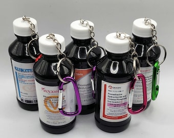 Lean Bottle ( Stash ) Keychains - Etsy UK