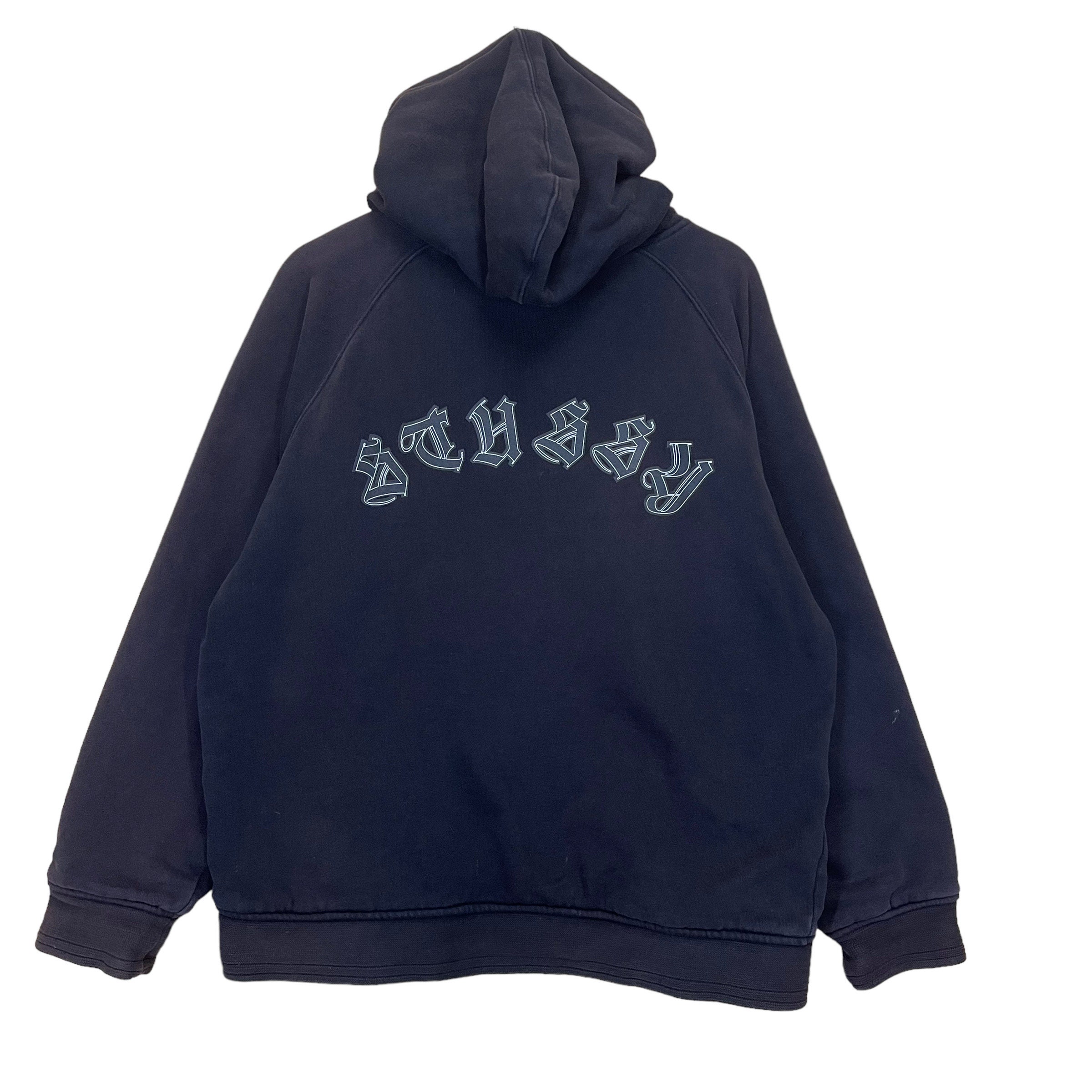 PICK!! Vintage 90s Stussy Zipper Hoodie Stussy Sweater Stussy Big