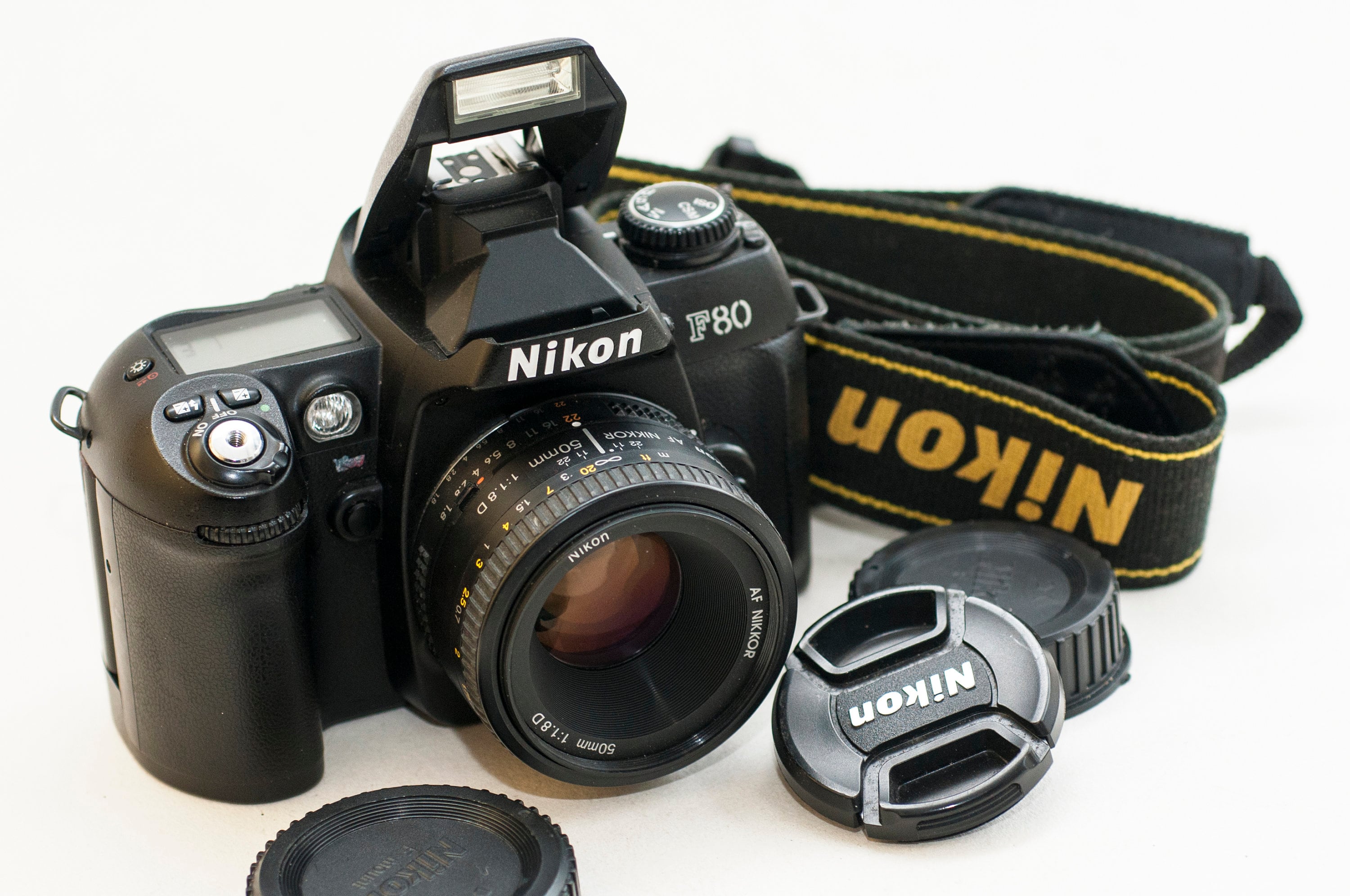 Nikon F80 -black - Film Camera With 50 Mm F1.8 D Lens and Nikon