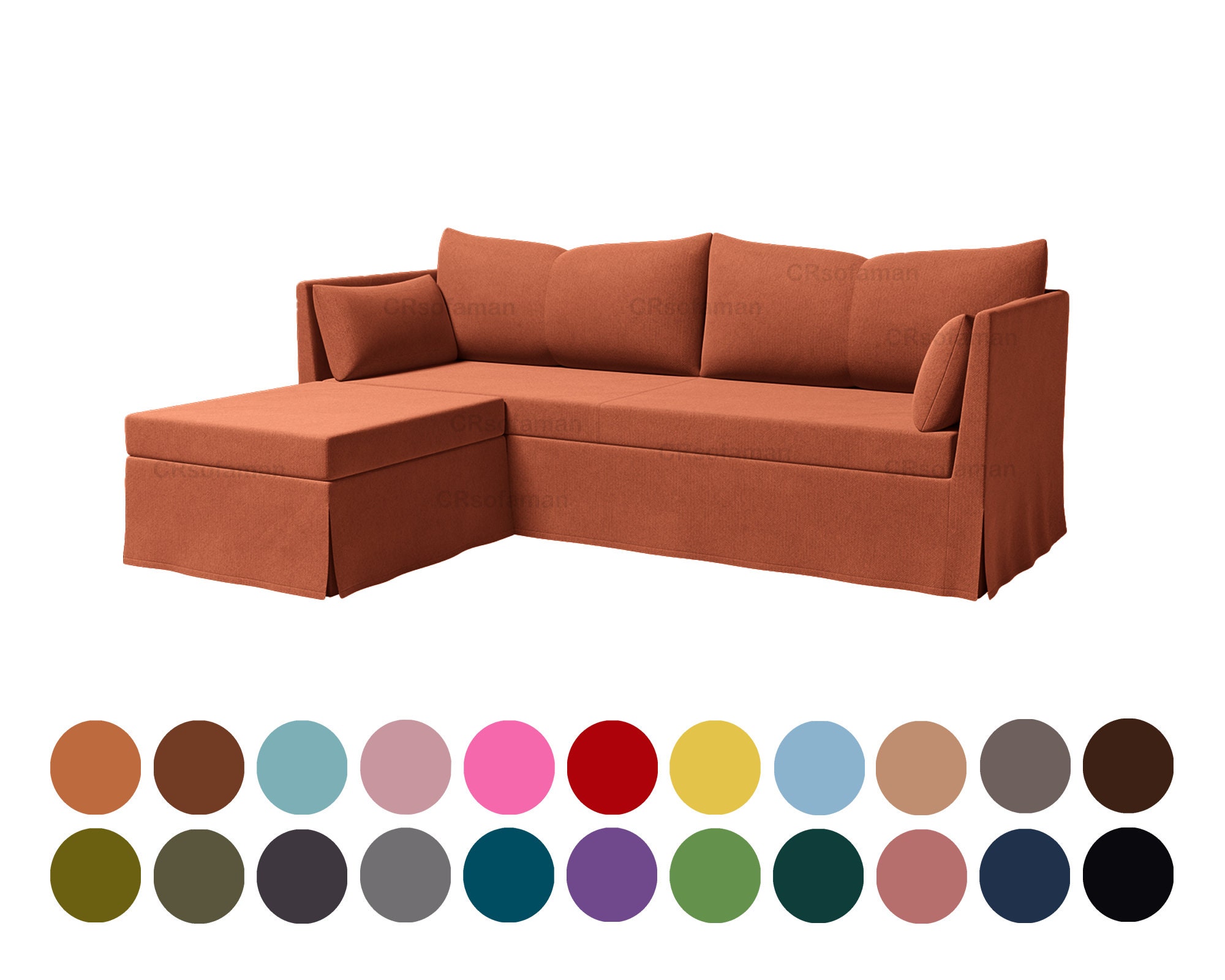 サンドバッケン コーナー スリーパー ソファ カバー、サンドバッケン