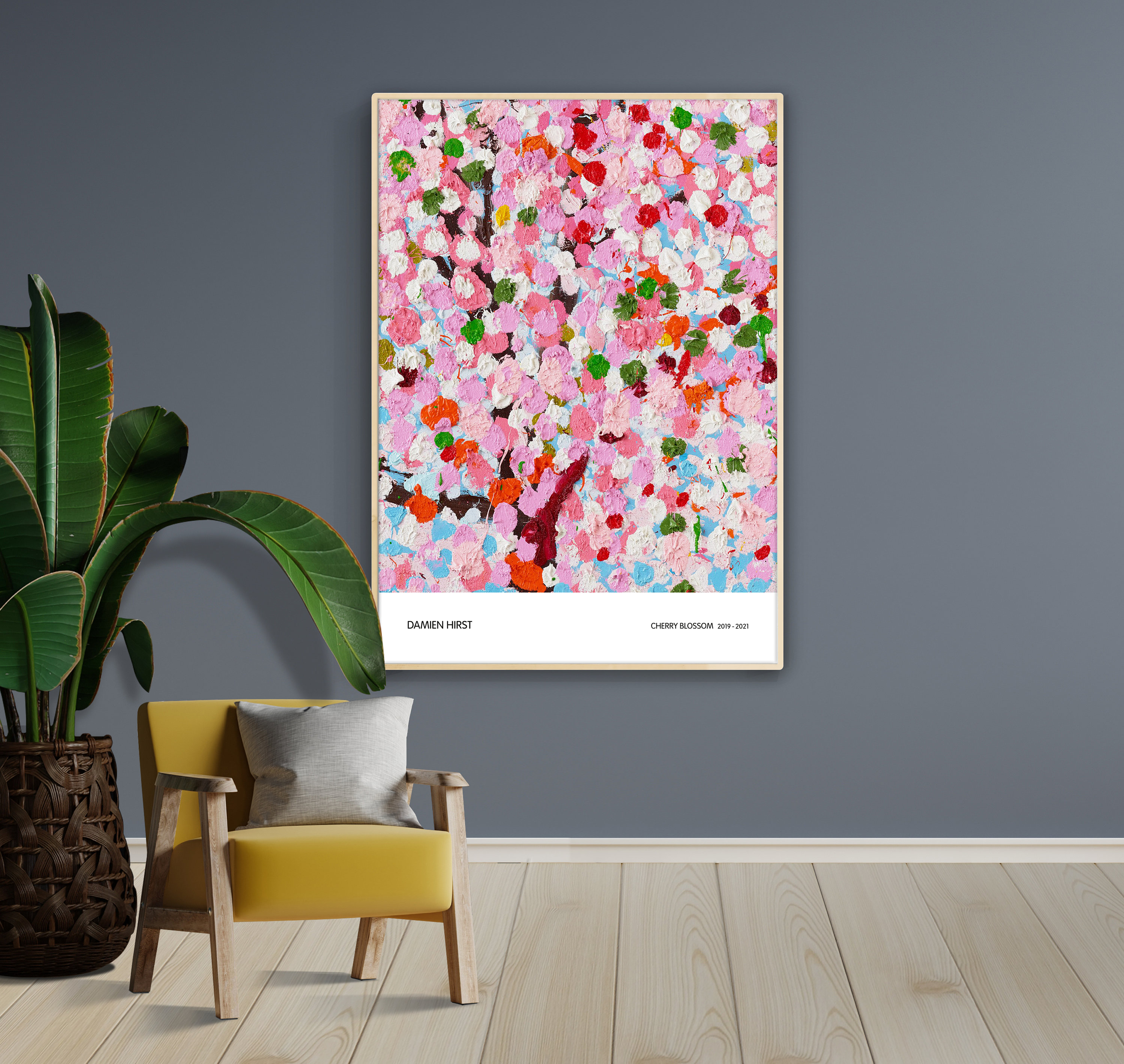 Damien Hirst Cherry Blossom Print: Limited Edition A0 Silk Art - Etsy