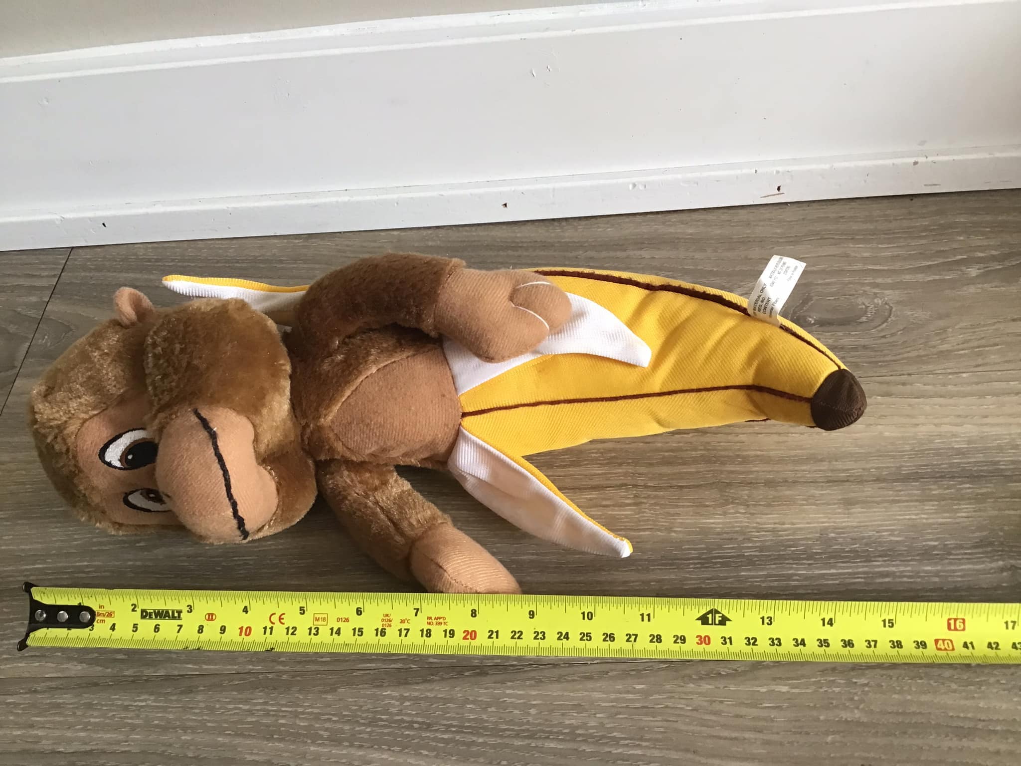 バナナの中の猿のぬいぐるみ 15インチ - Etsy 日本