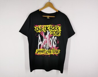 Rare!! ONE OK ROCK Ambitions Japan Dome Tour 2018 Band Tee Shirt