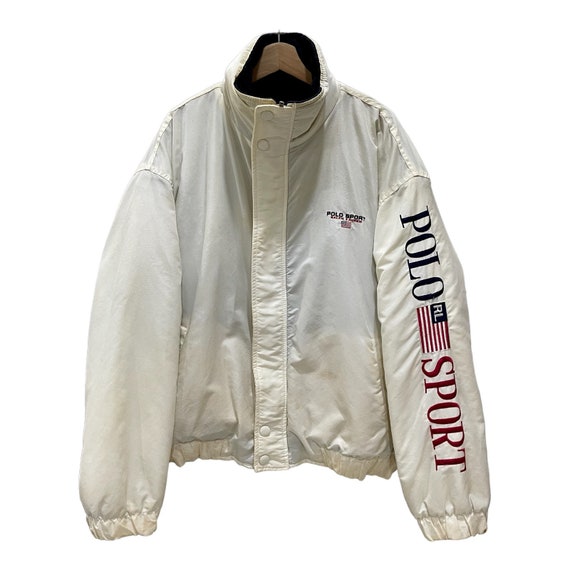 Vintage 90s Polo Sport Bomber Jacket - Ralph Lauren Sportsman XL