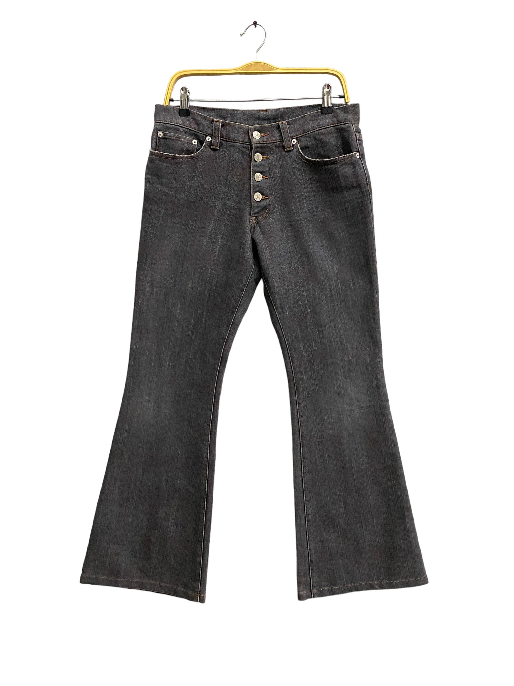 Vintage Tornado Mart Flare Jeans Size 31 Tornado Mart Button Fly