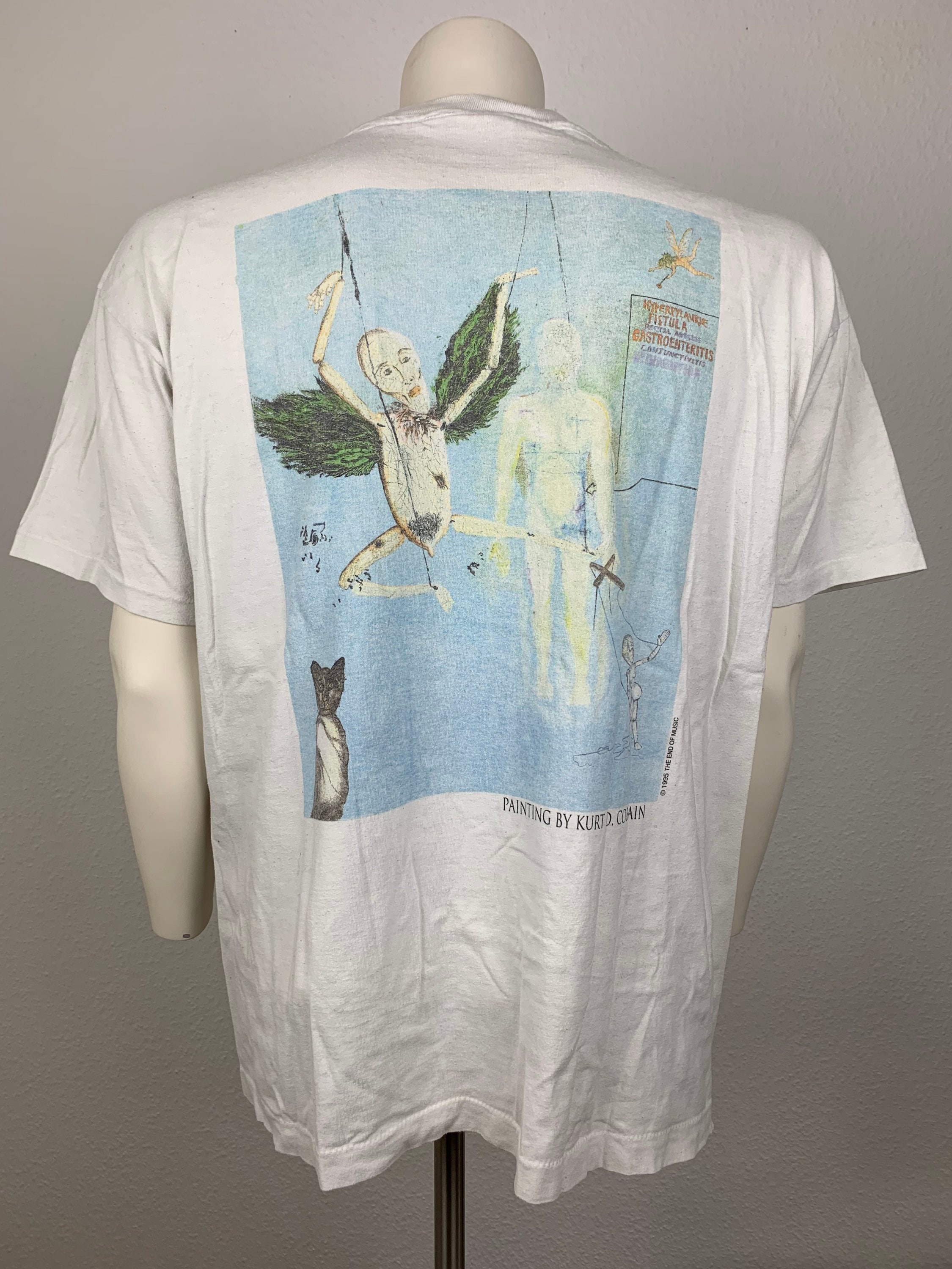 NIRVANA 1994 T-shirt Vintage / Kurt Cobain / the End of Music