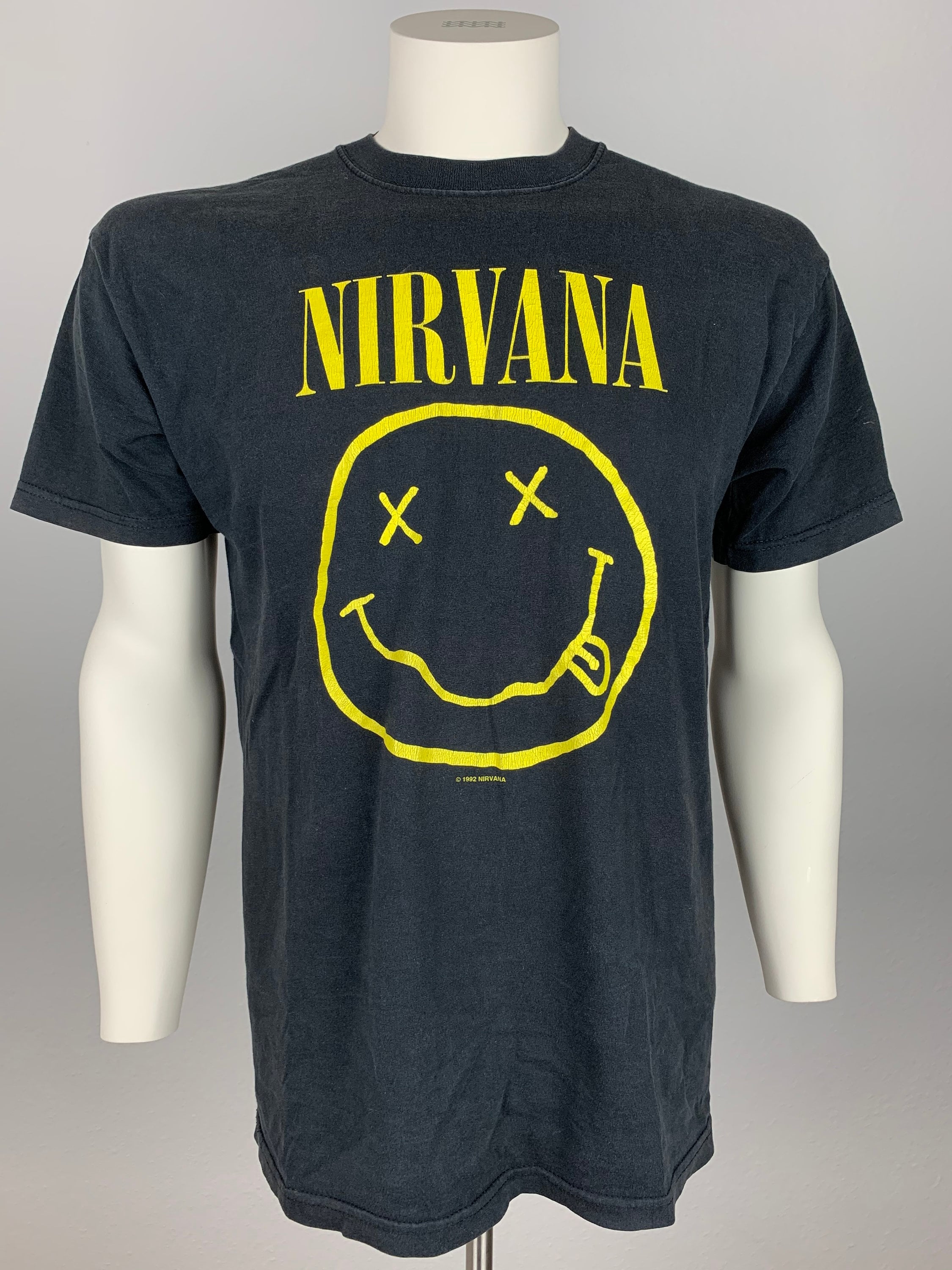 NIRVANA 1992 T-shirt Vintage / Smiley Face / Flower Sniffin