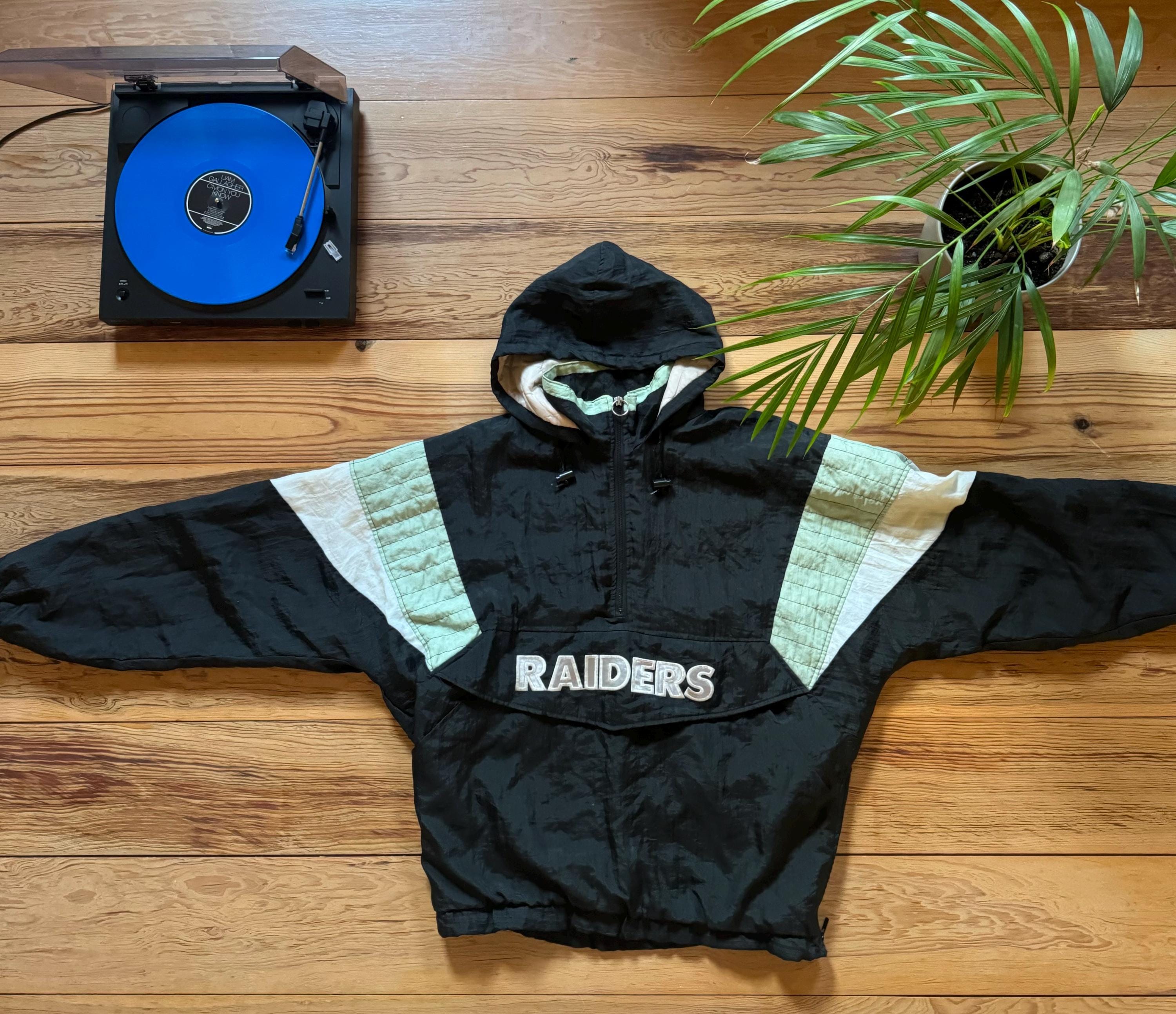 Oakland Raiders (las Vegas) Starter Jacket - Size XL - Etsy