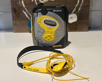 Sony Sports Walkman SRF-M50 FM Stereo Headset Headphone Receiver