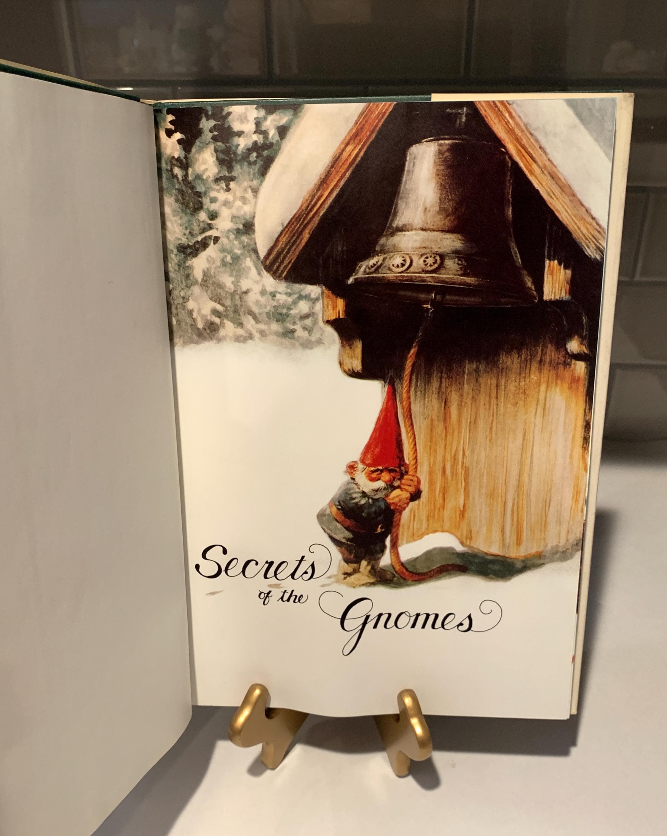 Secrets of the Gnomes: 1982 Hardcover Book by Huygen & Poortvliet