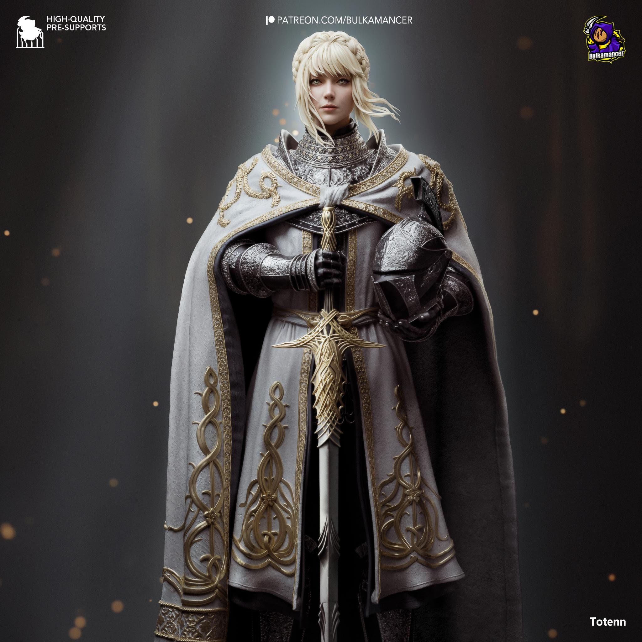 妄想騎士 - 手描き11インチ（28 cm）コレクターズスタチュー | 追加