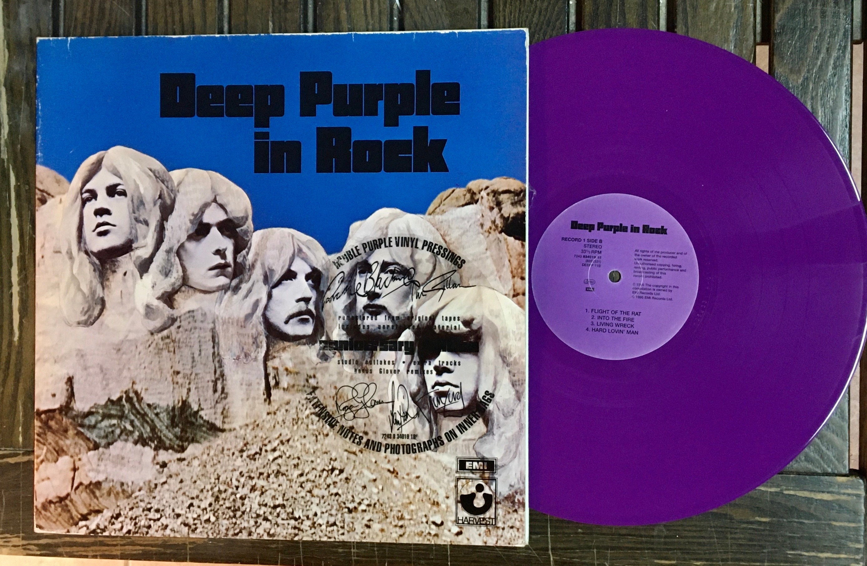Deep Purple in Rock Vinyl LP - 1995 Limited Edition Album - Etsy