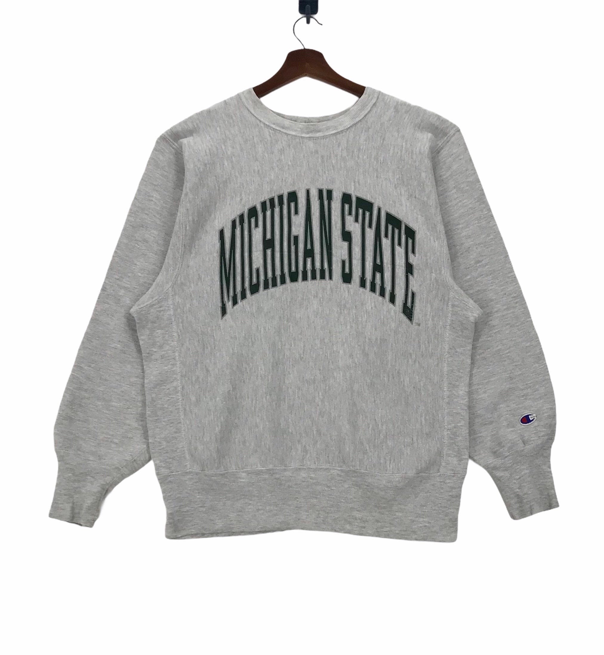 Vintage 80's Champion Reverse Weave Michigan State University
