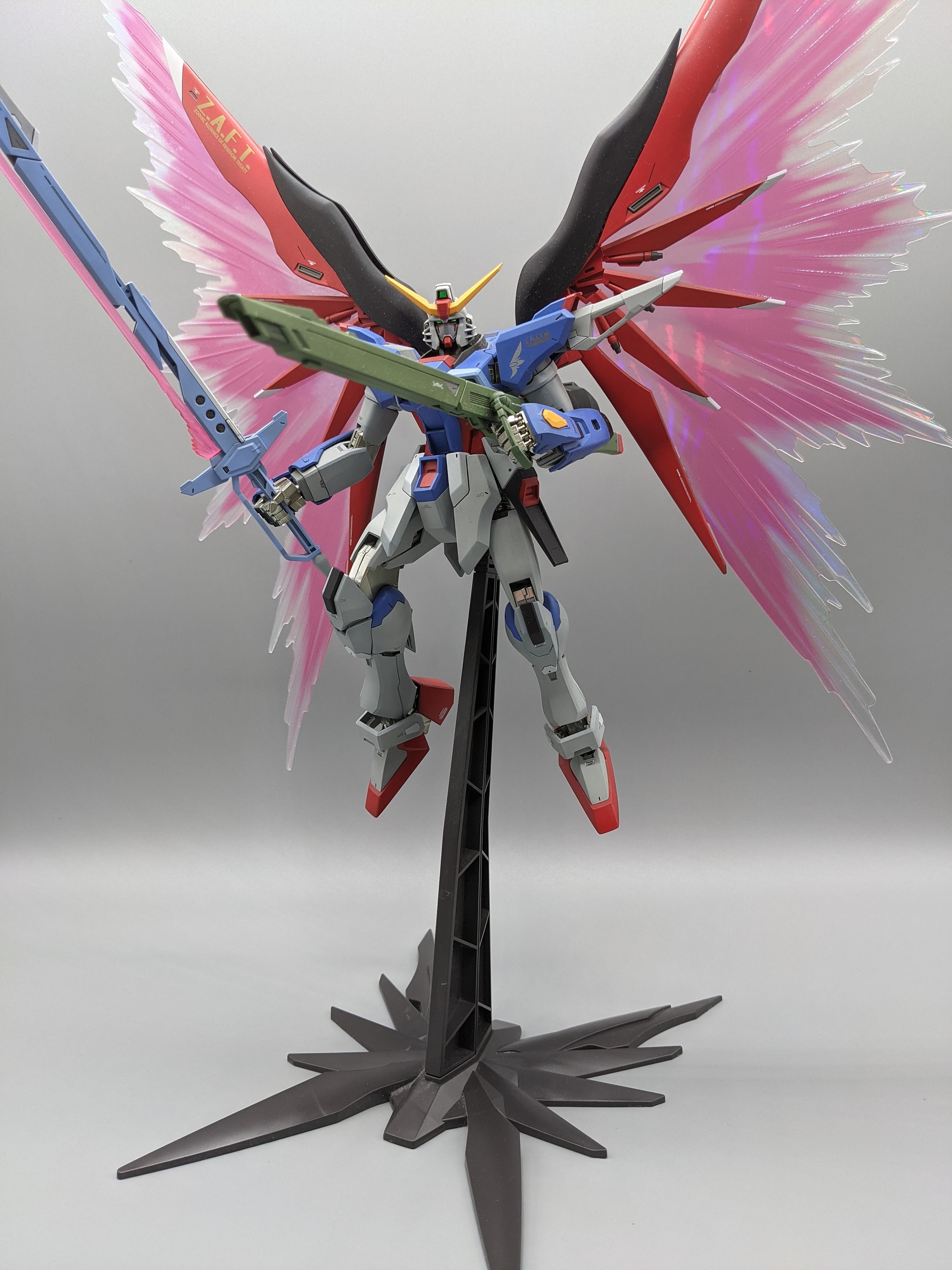 塗装済みMGデスティニーガンダム エクストリームブラストモード - Etsy