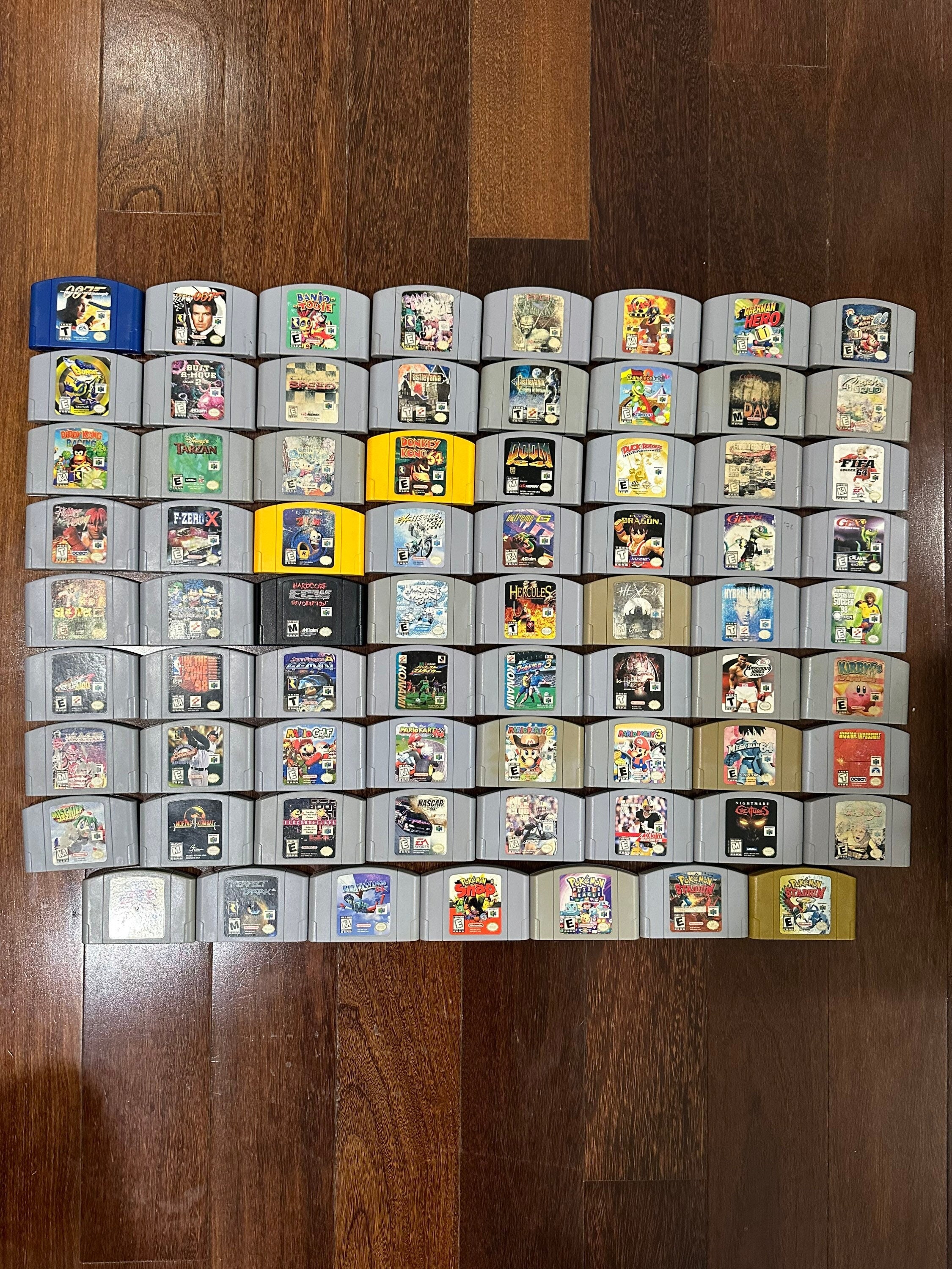 200+ Authentic Nintendo 64 N64 GAMES Collection - Etsy