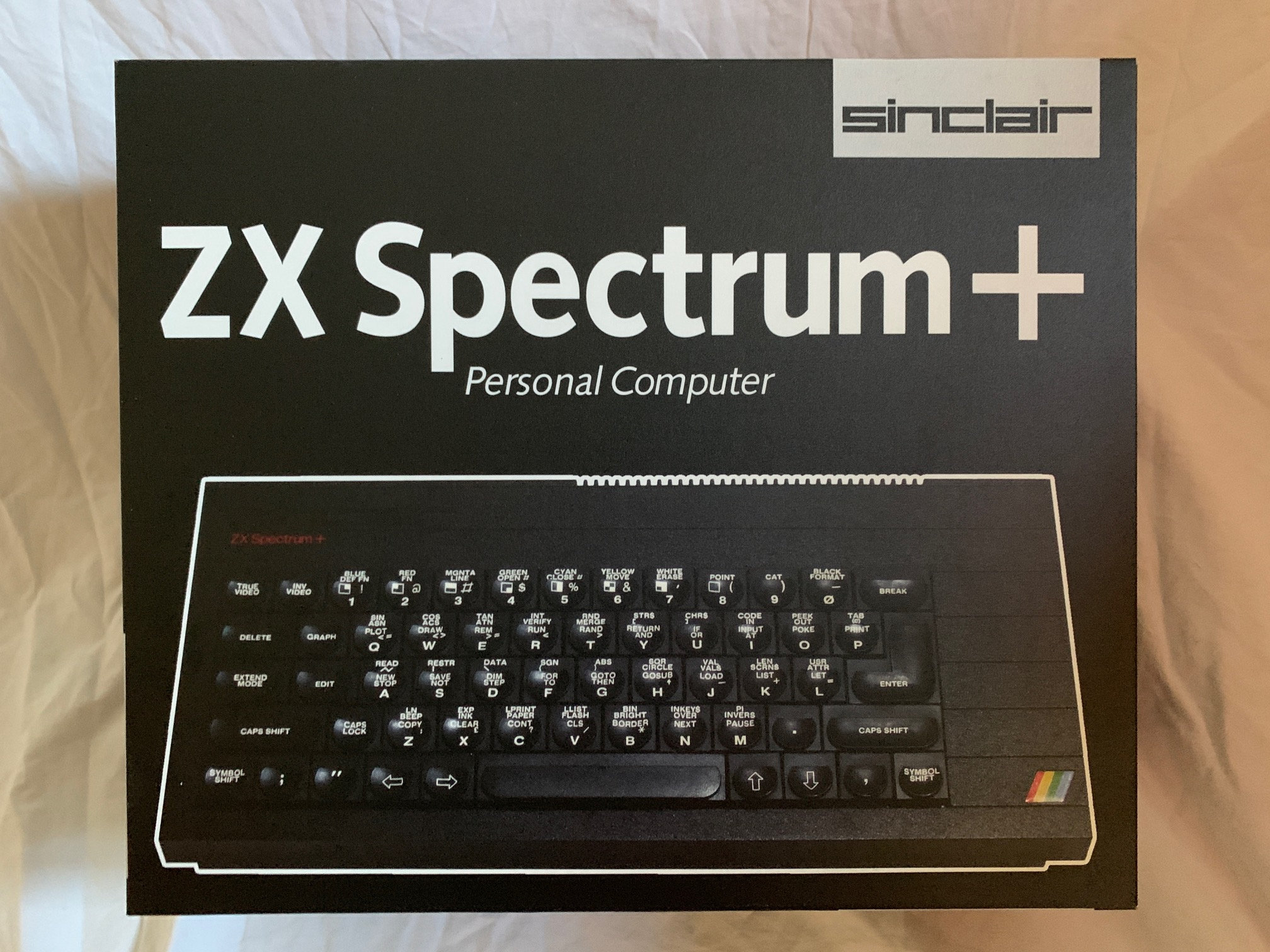 Sinclair ZX Spectrum Plus EMPTY BOX ( Caja / Boîte / Der Karton