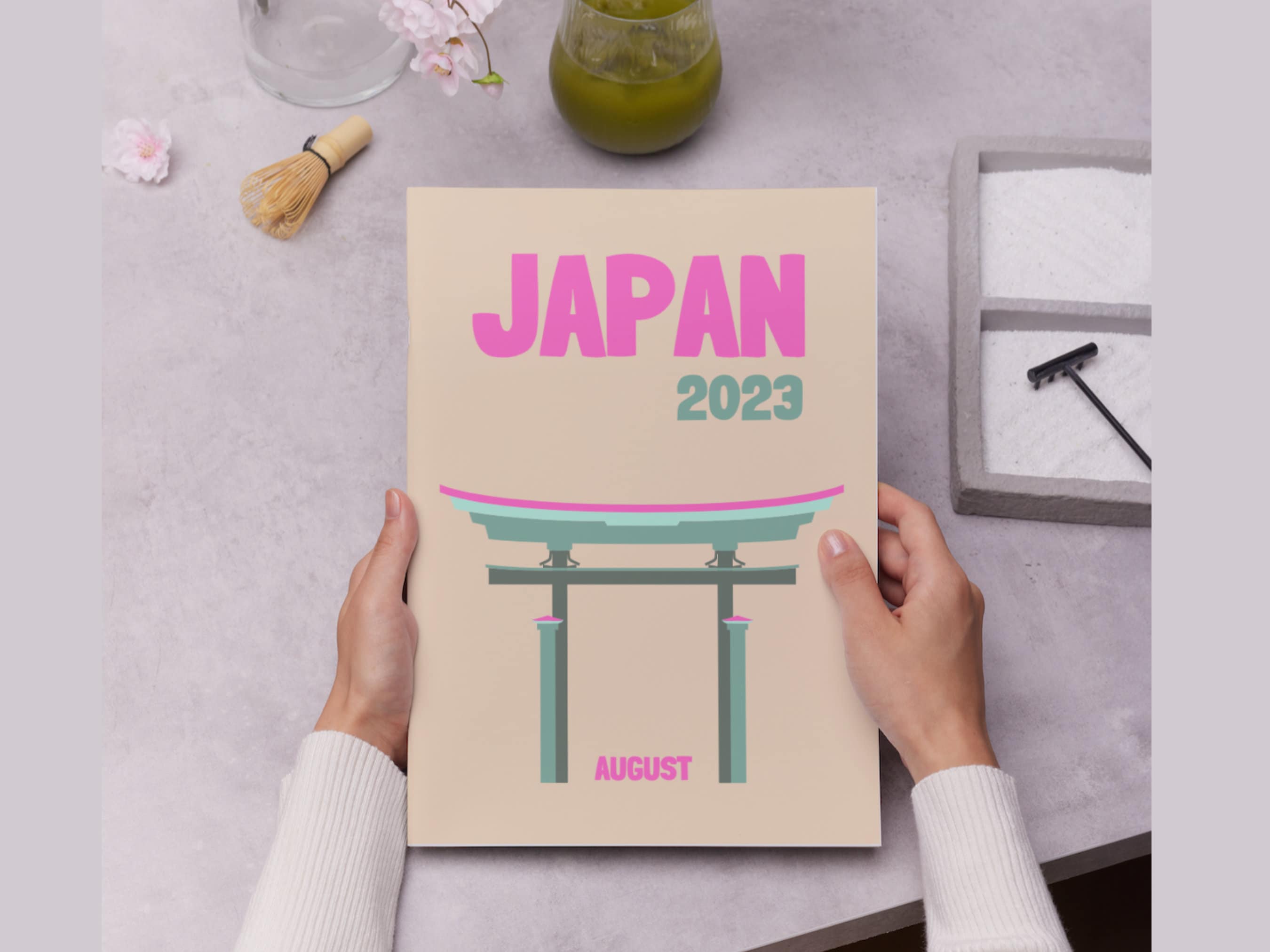 Japan Travel Photo Book Template: DIY Coffee Table Album (canva