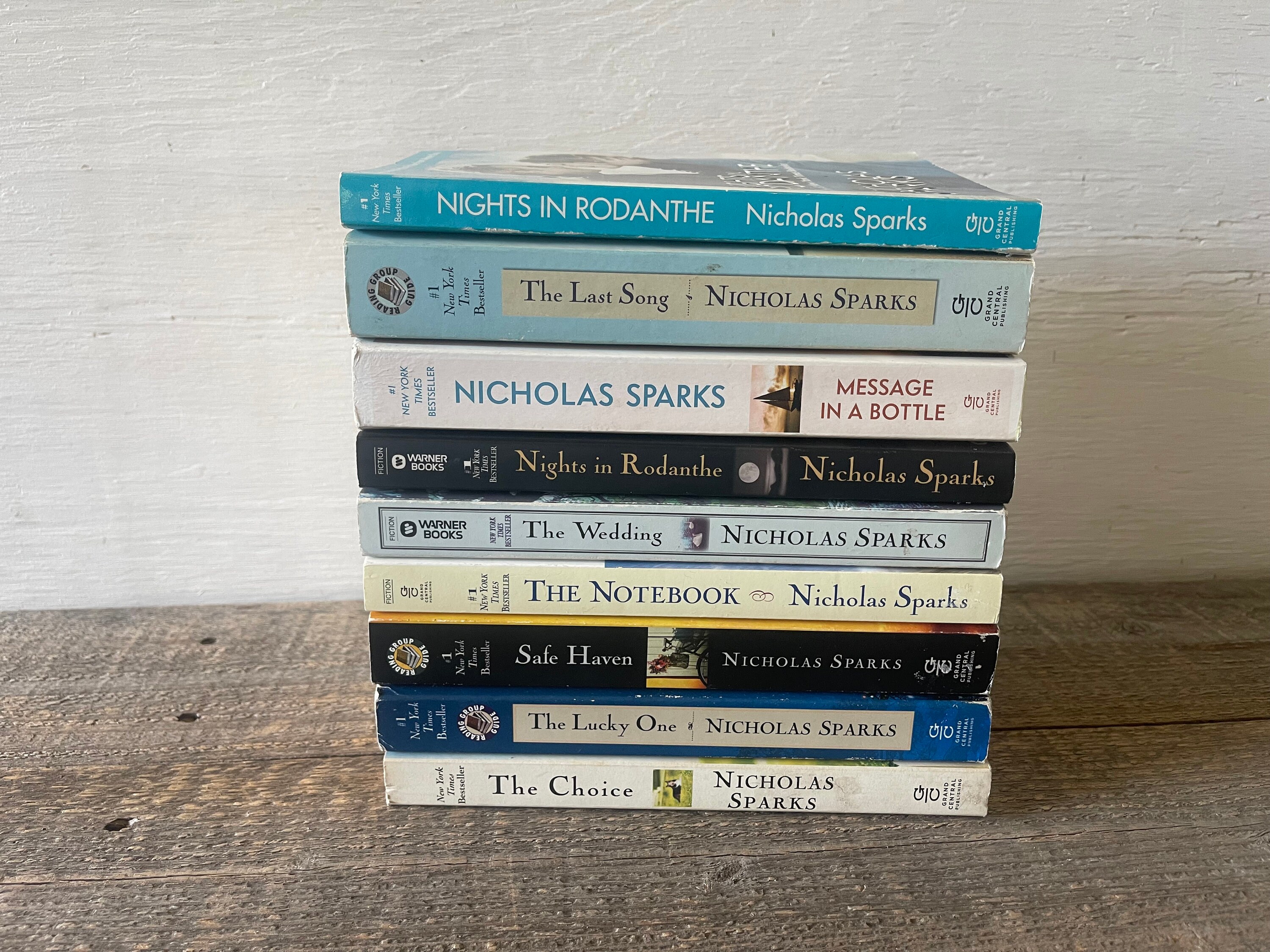Nicholas Sparks Books // Sold Individually // Paperback, Soft