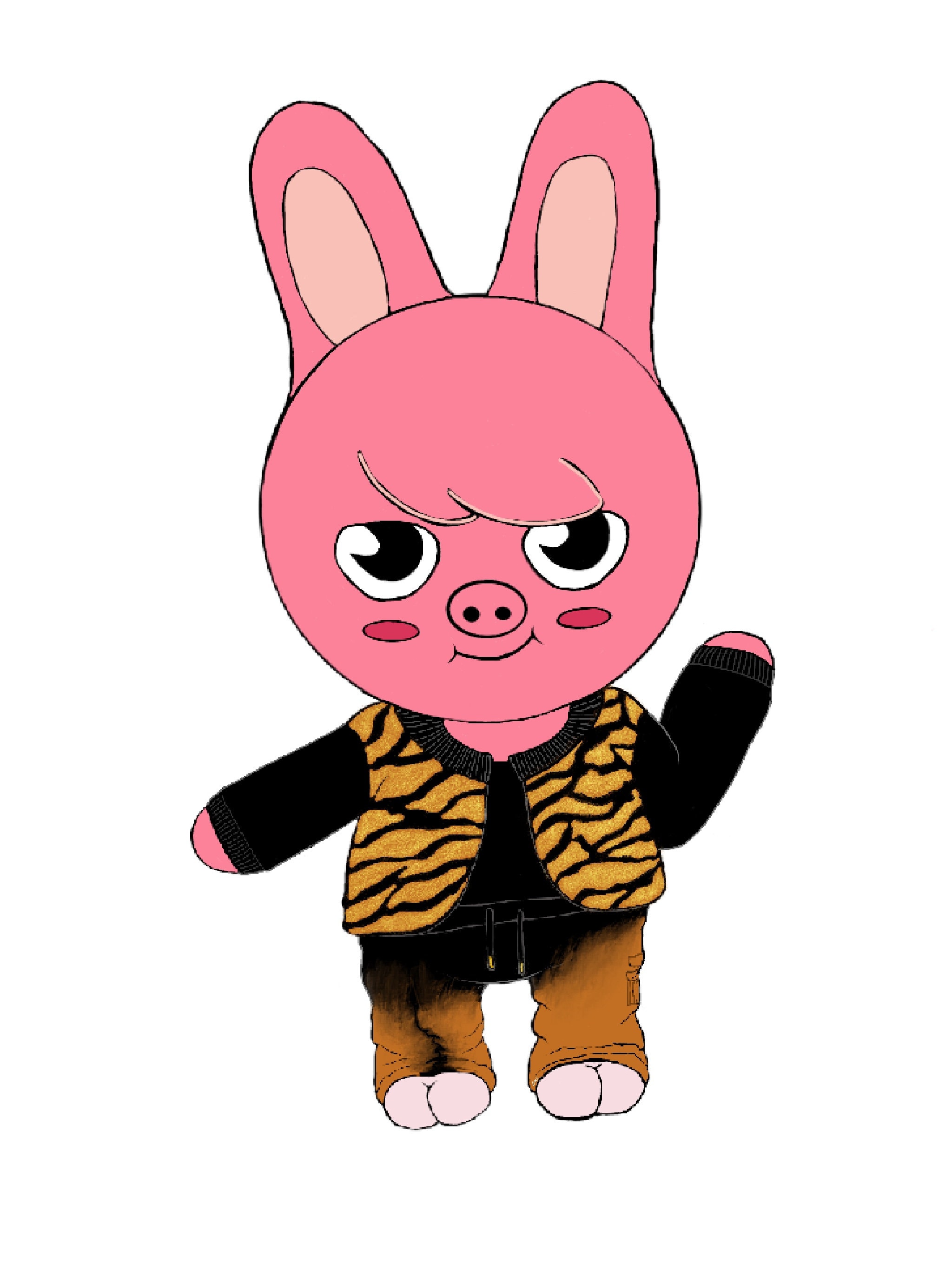 Stray Kids Changbin's Skzoo - Dwaekki -vinyl Sticker/magnet - Etsy