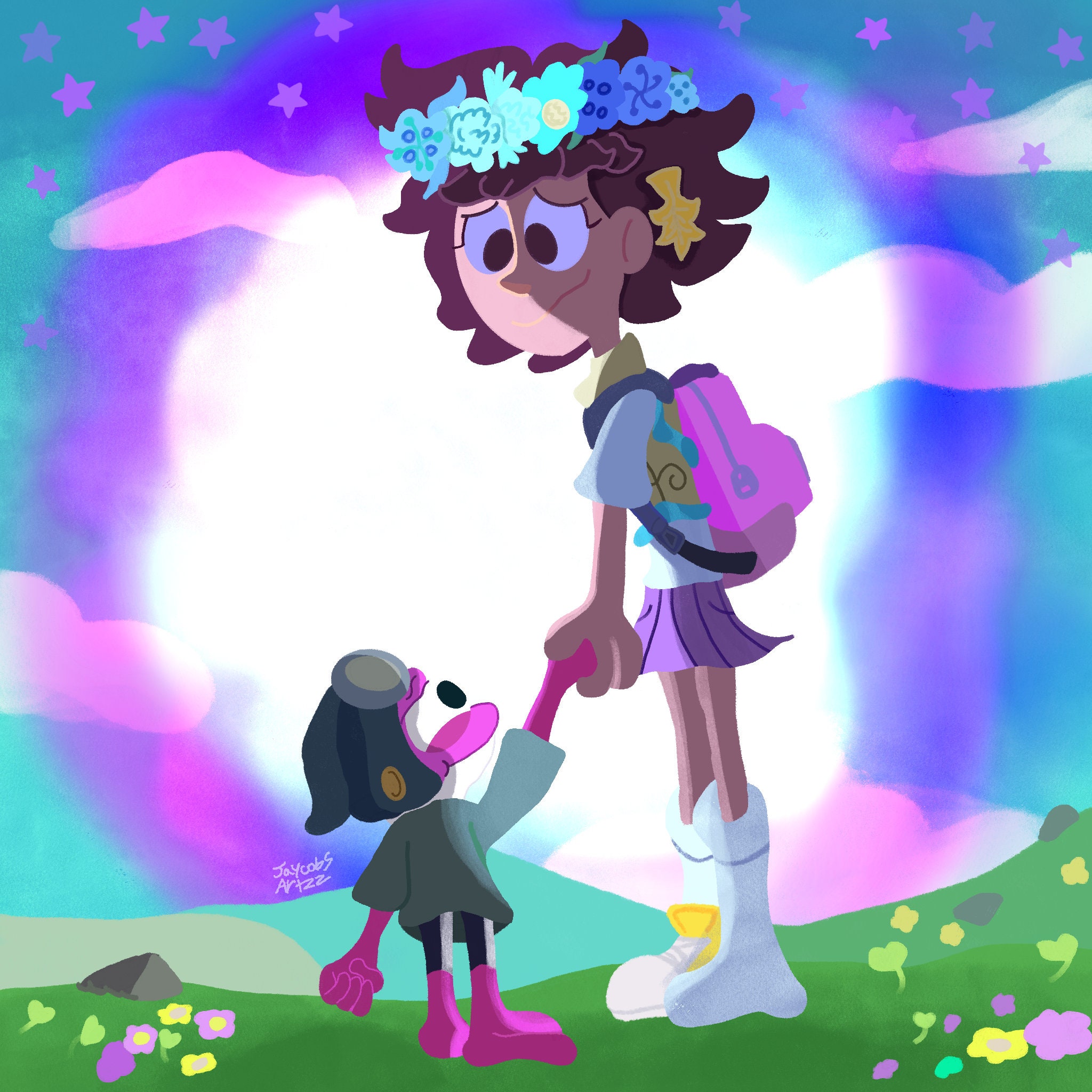 Amphibia 8”x8” Poster Art Print Pre-order the Hardest Thing - Etsy